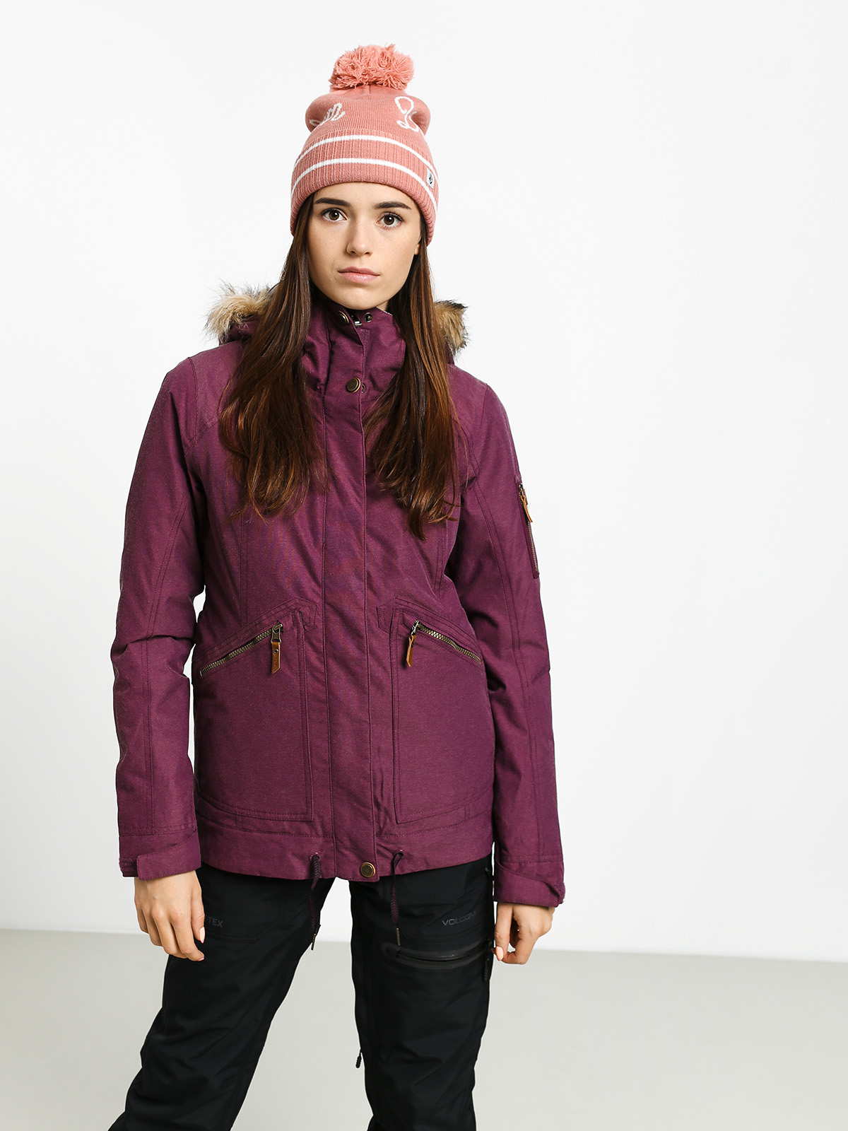 Női Roxy Meade Snowboard dzseki (grape wine)