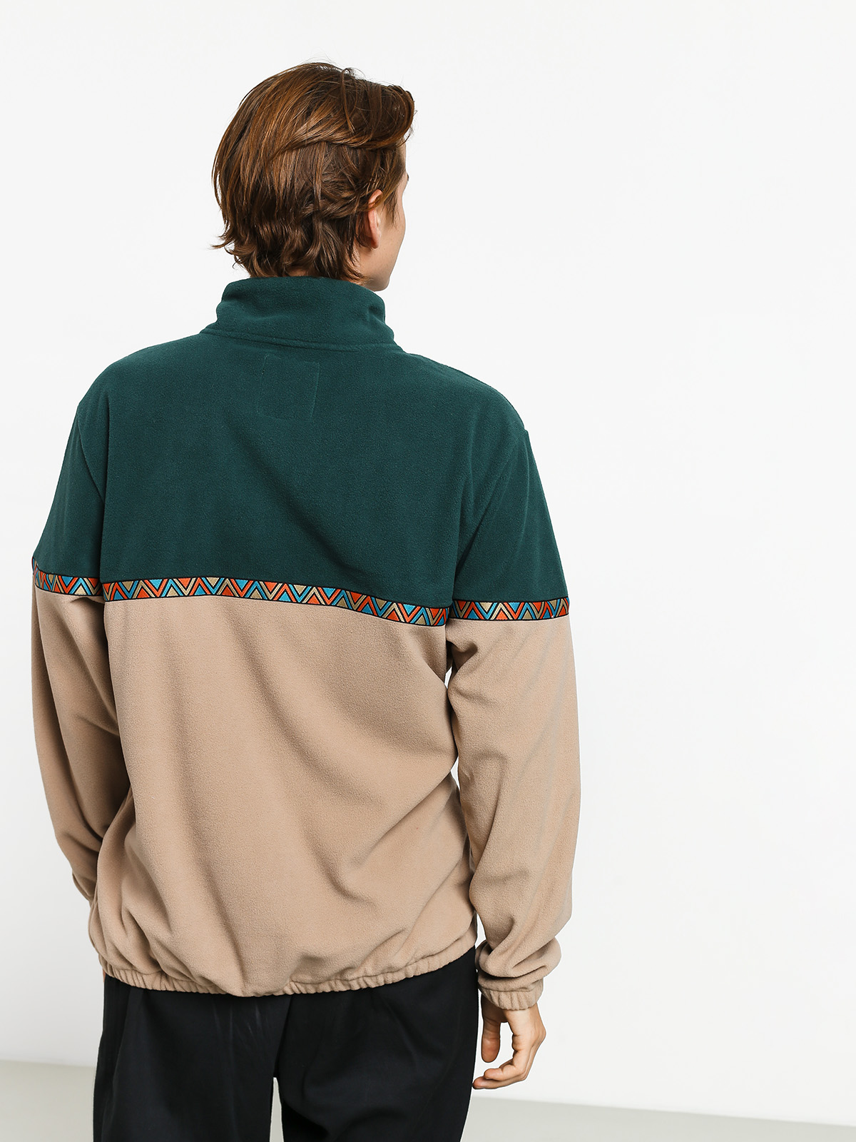 Férfi Polár pulóver Iriedaily Monte Noe Troyer (hunter)