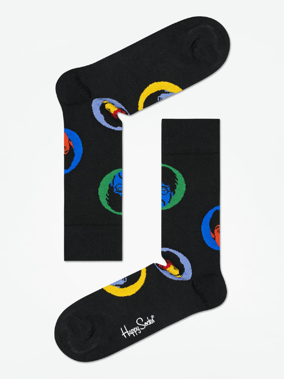 Zokni Happy Socks The Beatles  (black/yellow/blue/green)