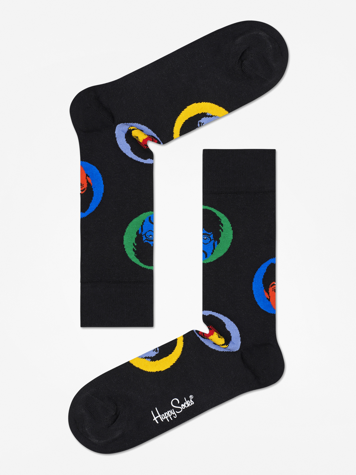 Zokni Happy Socks The Beatles  (black/yellow/blue/green)