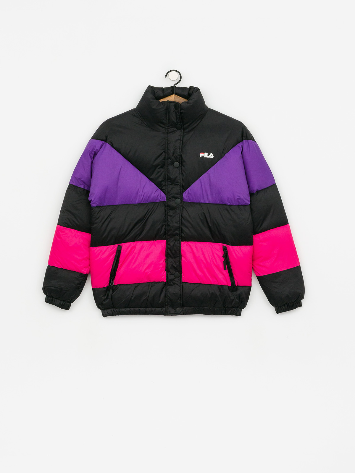 Fila Reilly Wmn Dzseki (black/tillandsia purple/pink yarrow)