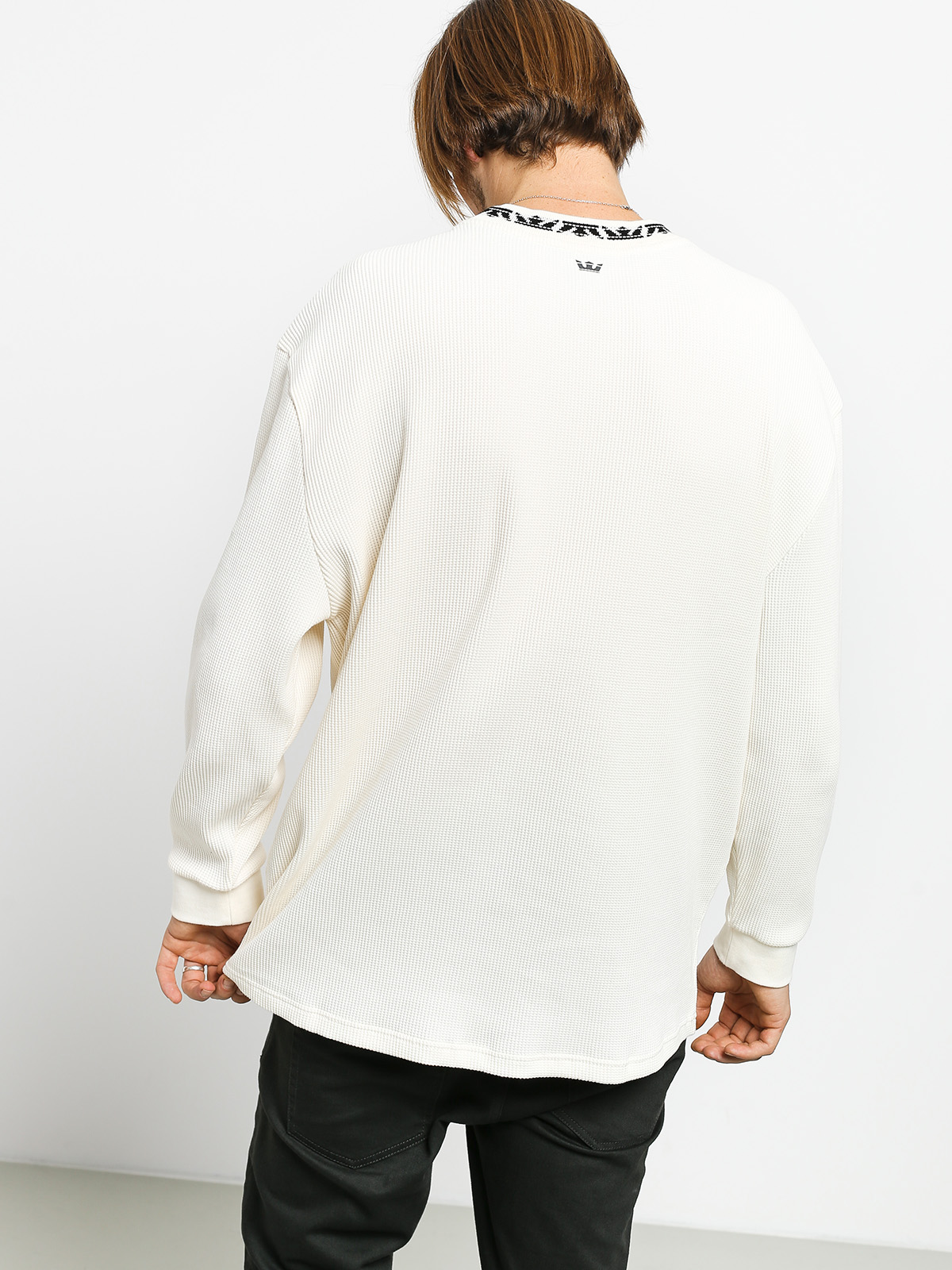 Pulóver Supra Crown Waffle (off white)