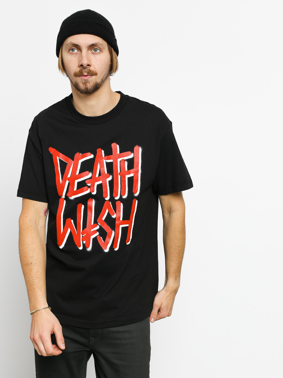 Ujjatlan felső Deathwish Deathstack Og (black/red)