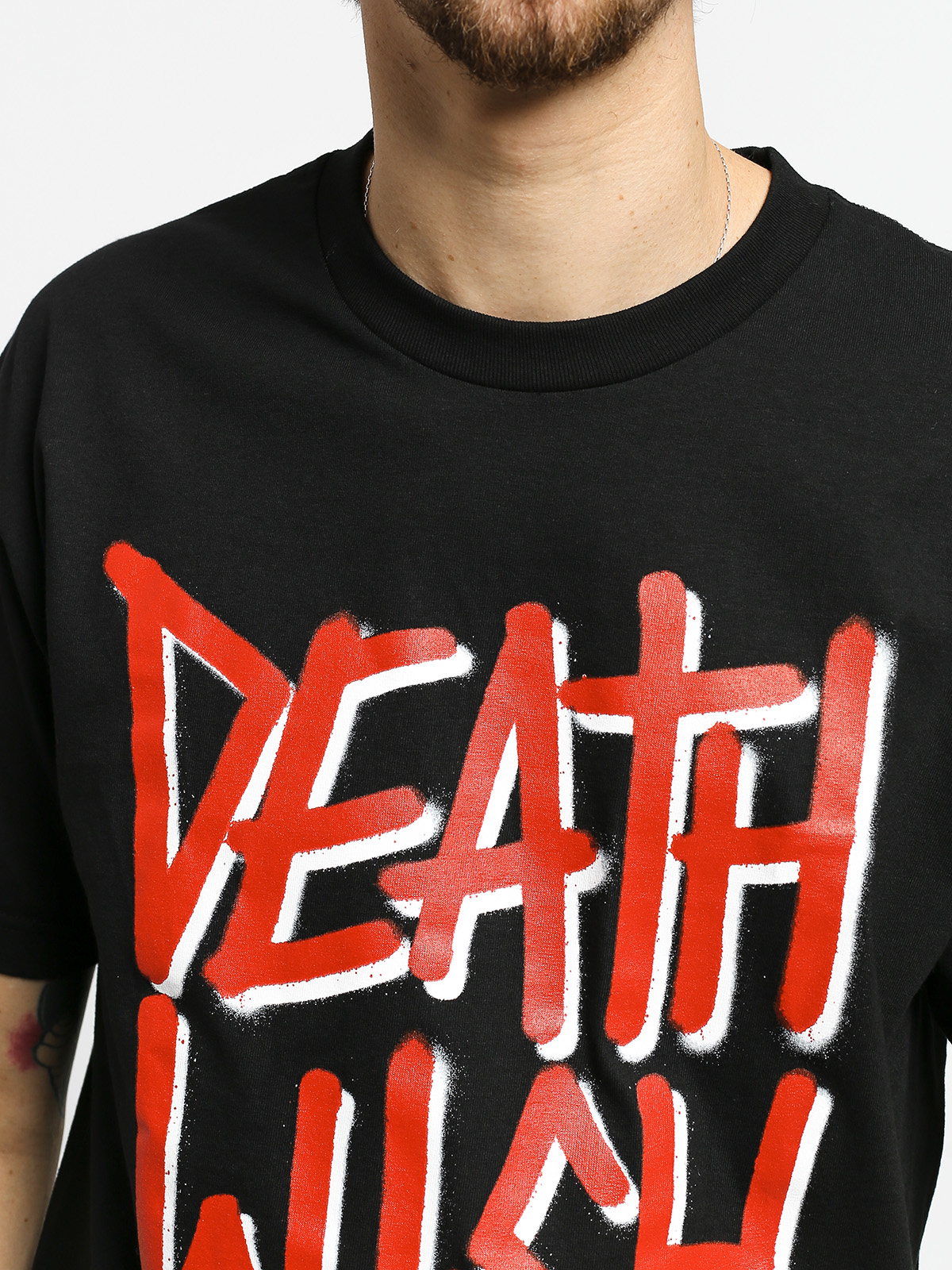 Ujjatlan felső Deathwish Deathstack Og (black/red)