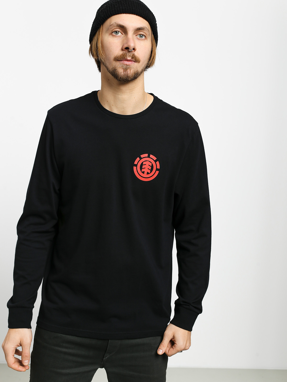 Hosszú ujjú felső Element Unison (flint black)