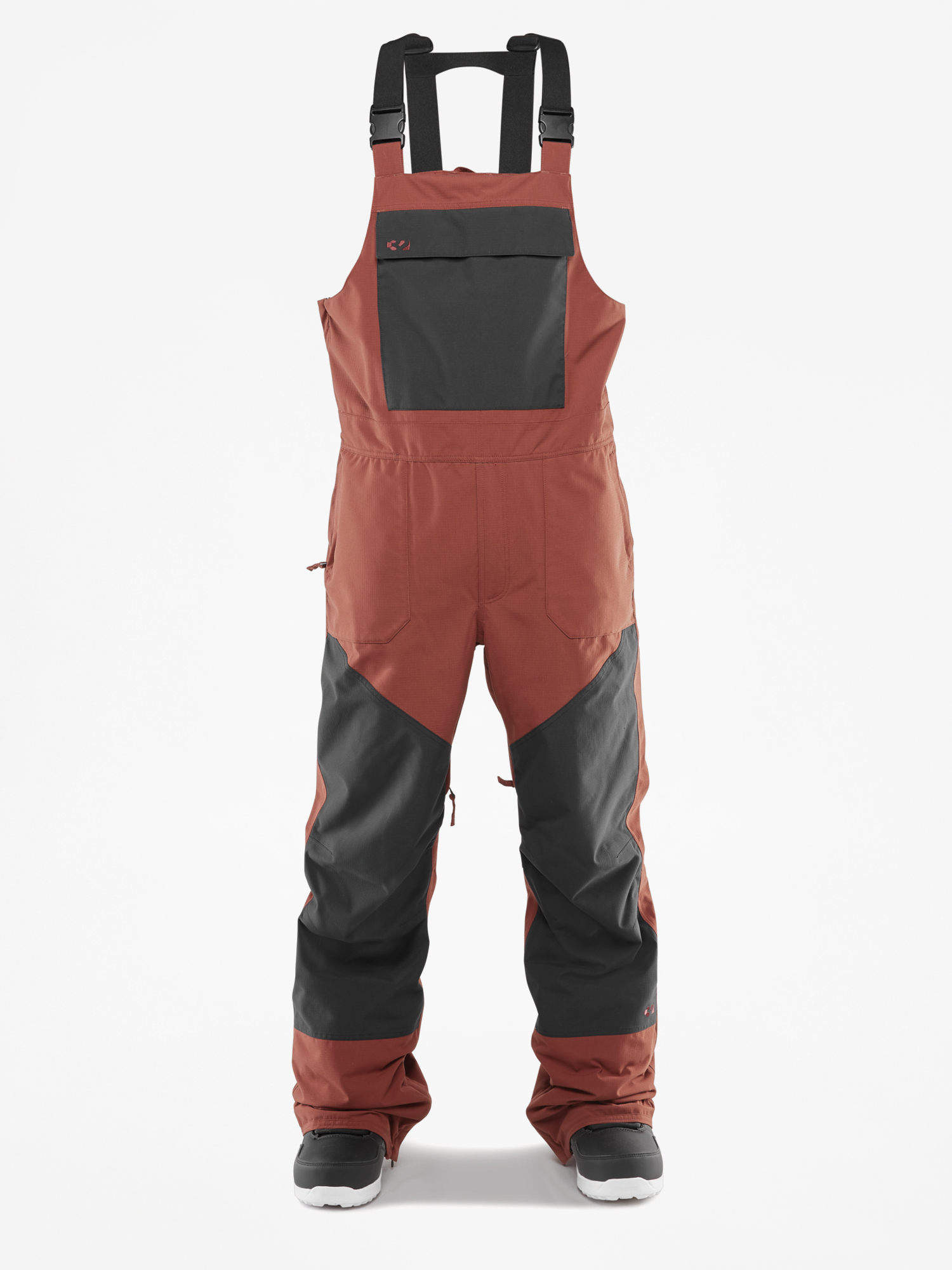 Férfi ThirtyTwo Basement Bib Snowboard nadrág (brick)