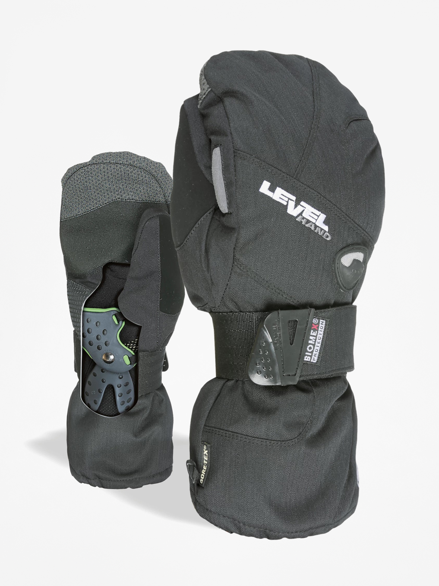 Level Half Pipe Mitt Gore Tex Kesztyű (black)