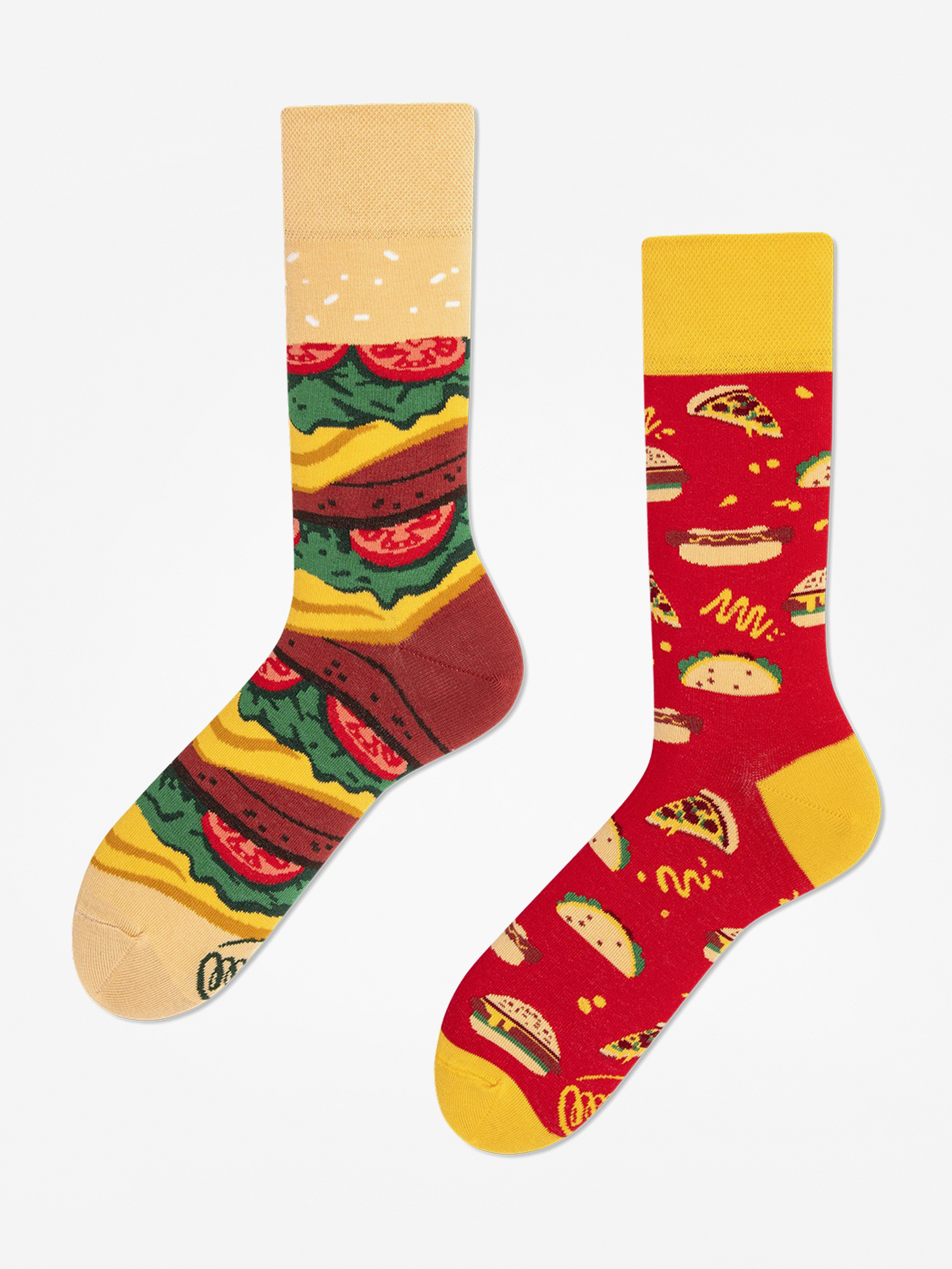 Many Mornings Fast Foot Zokni (red/multi)