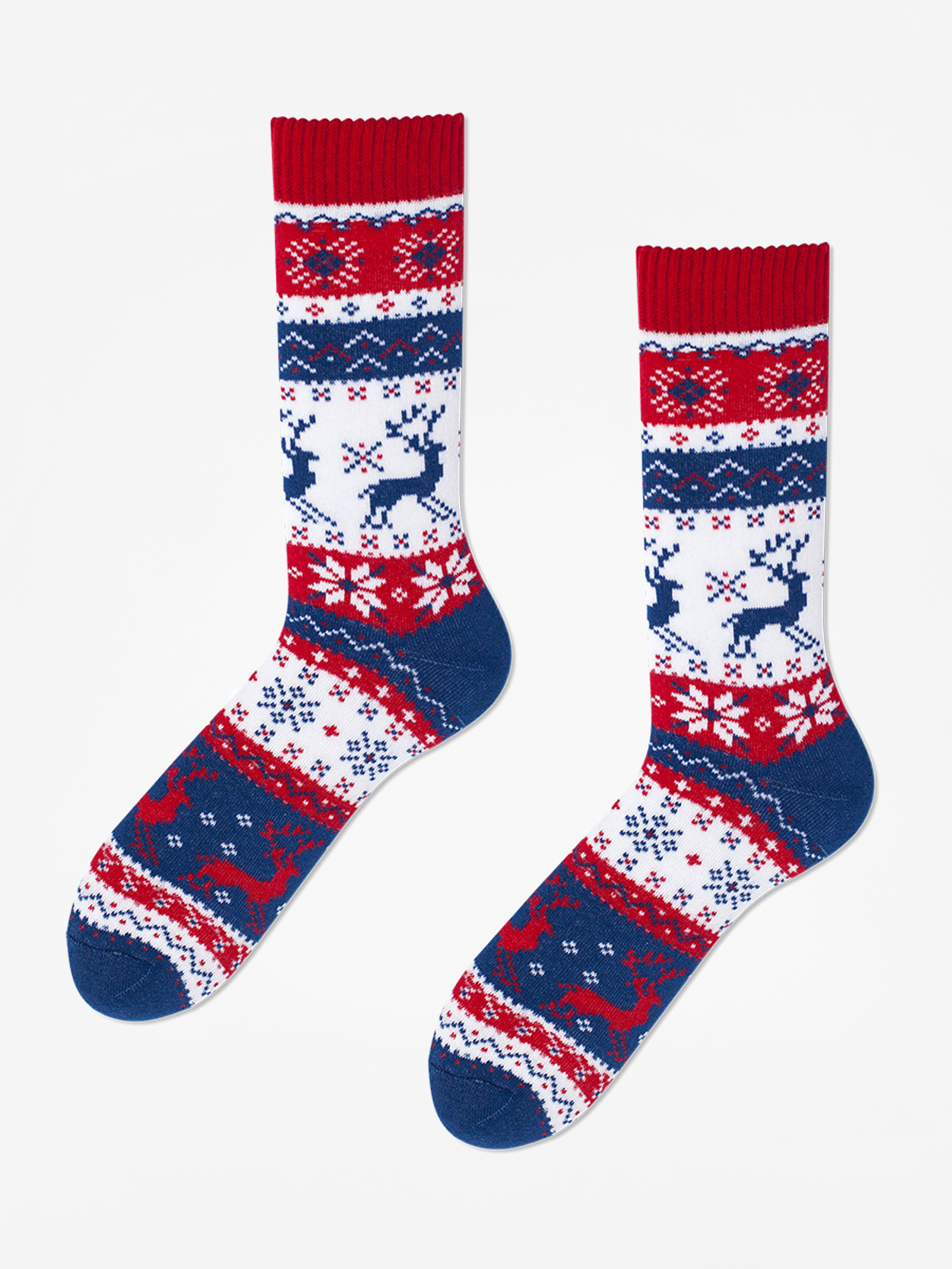 Many Mornings Warm Rudolph Zokni (navy/red/white)