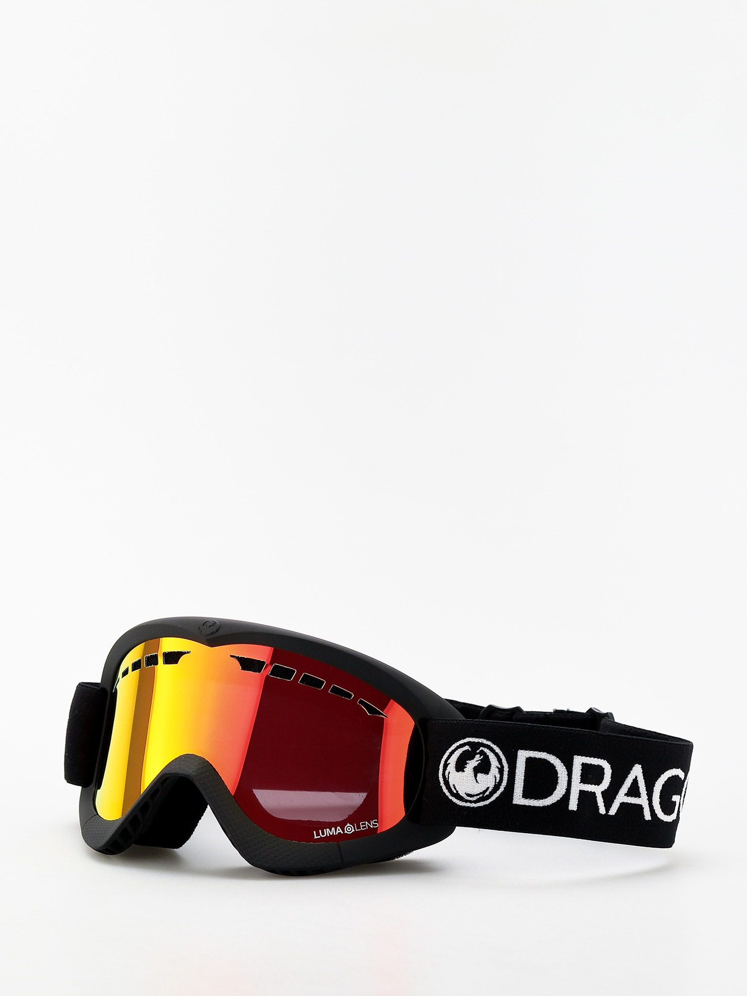 Dragon DXS Snowboard szemüveg (black/lumalens red ion)