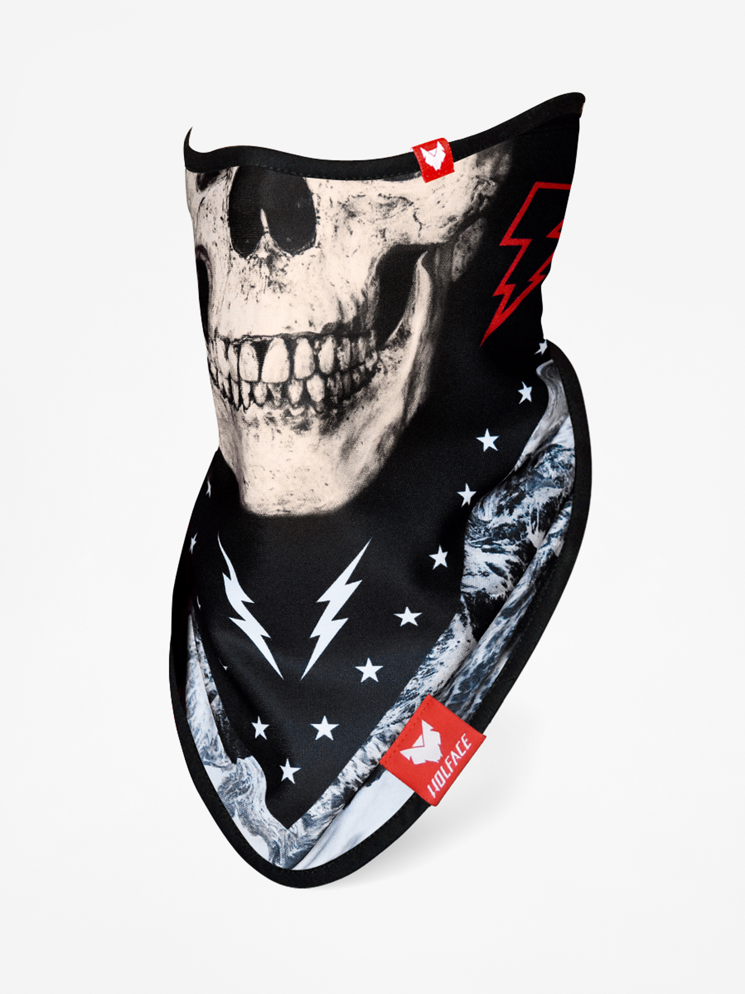 Wolface Skull Flash Bandana