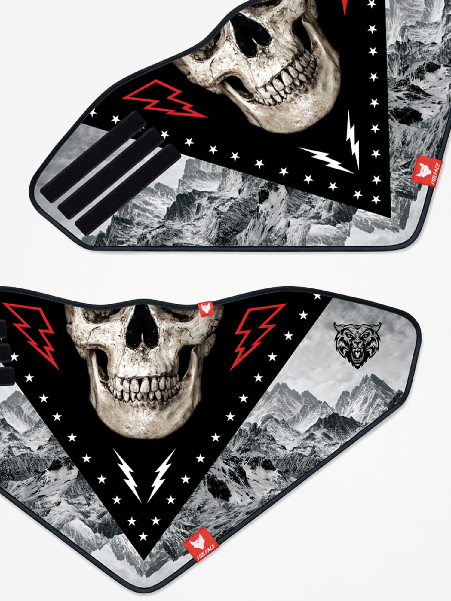 Wolface Skull Flash Bandana