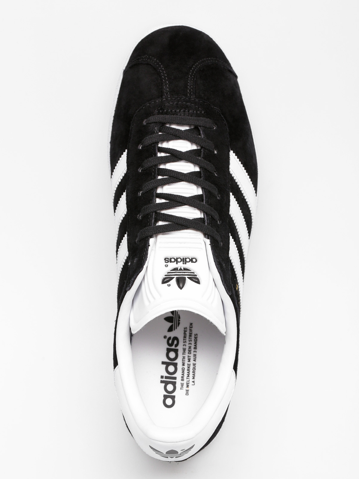 adidas Gazelle Cipők (core black/white/gold met)