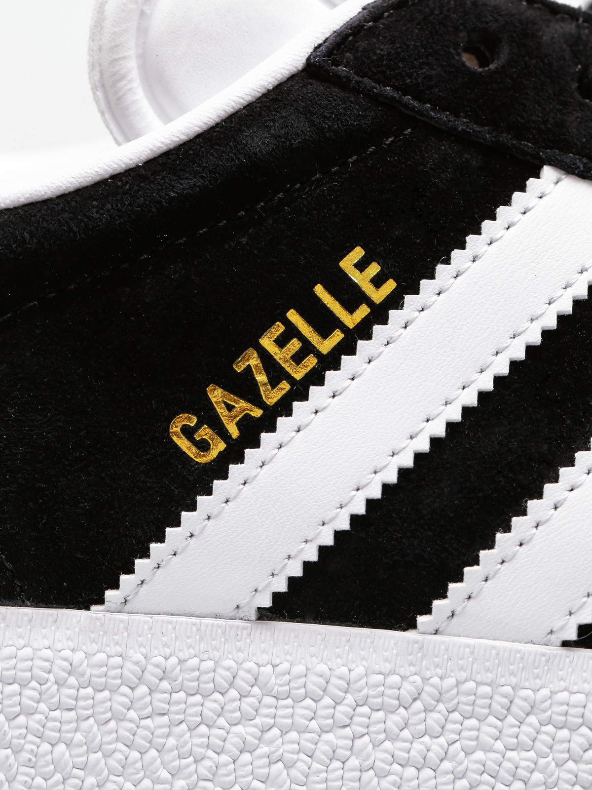 adidas Gazelle Cipők (core black/white/gold met)