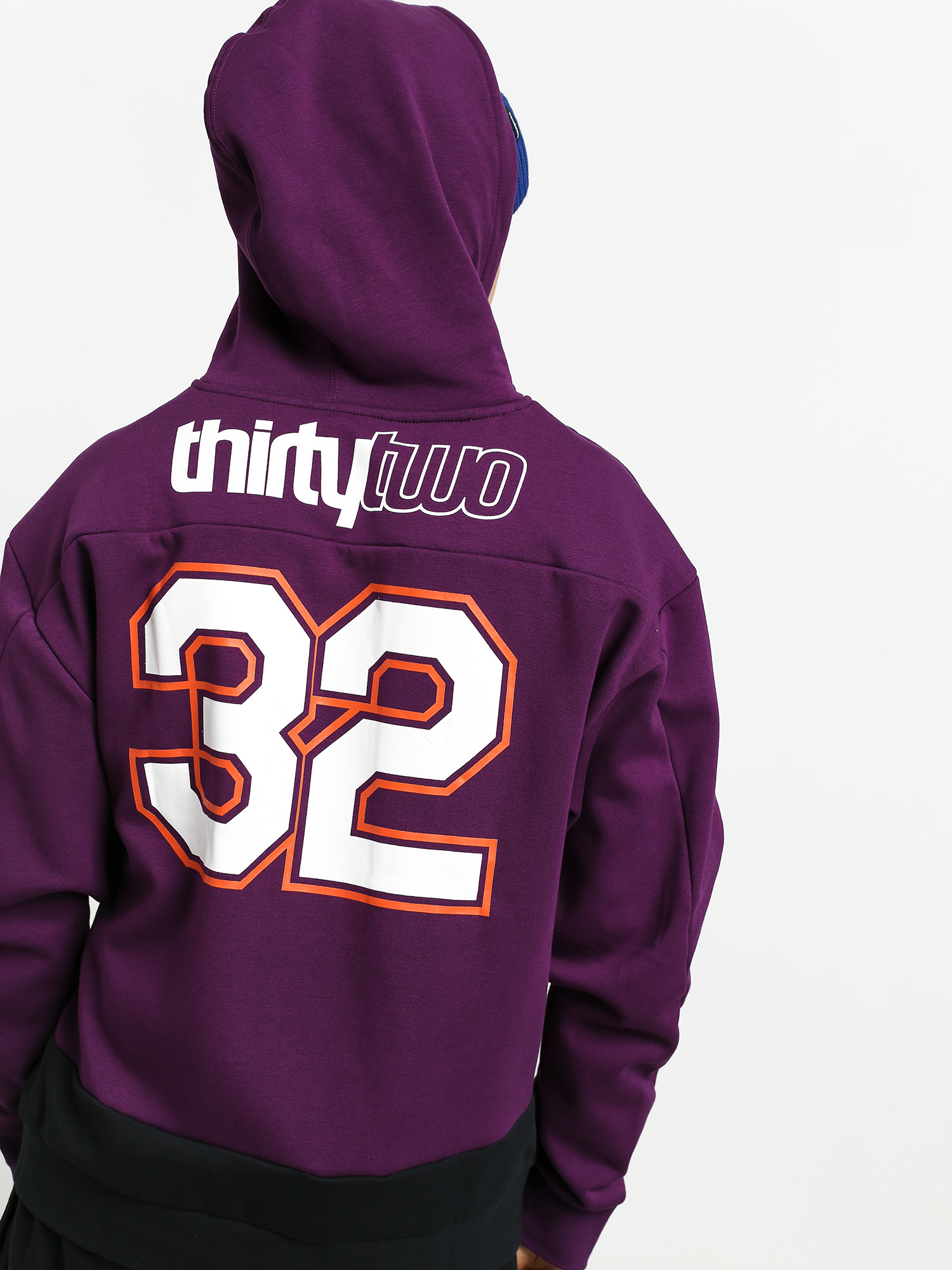 Férfi ThirtyTwo Tm HD Thermo pulóver (deep purple)