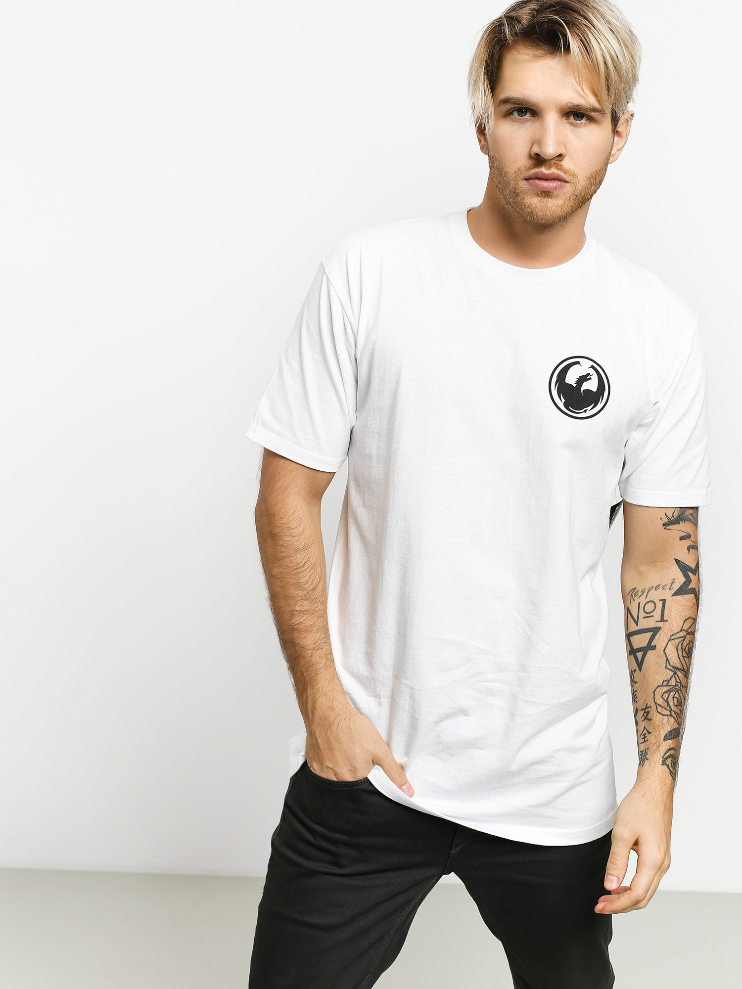 Dragon Icon Staple Line Ujjatlan felső (white)