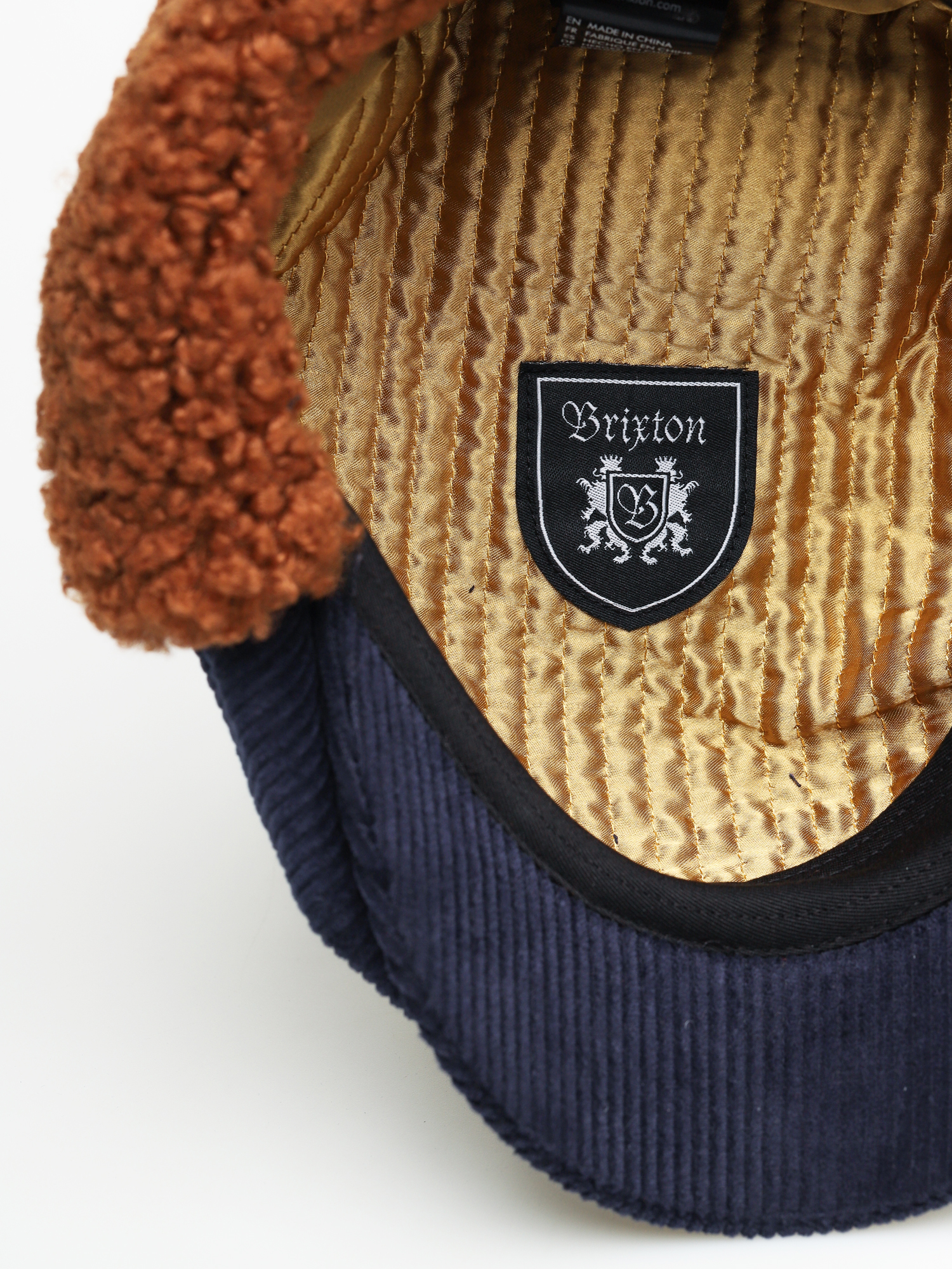 Brixton Brood Earflap Snap ZD Flat cap (washed navy)