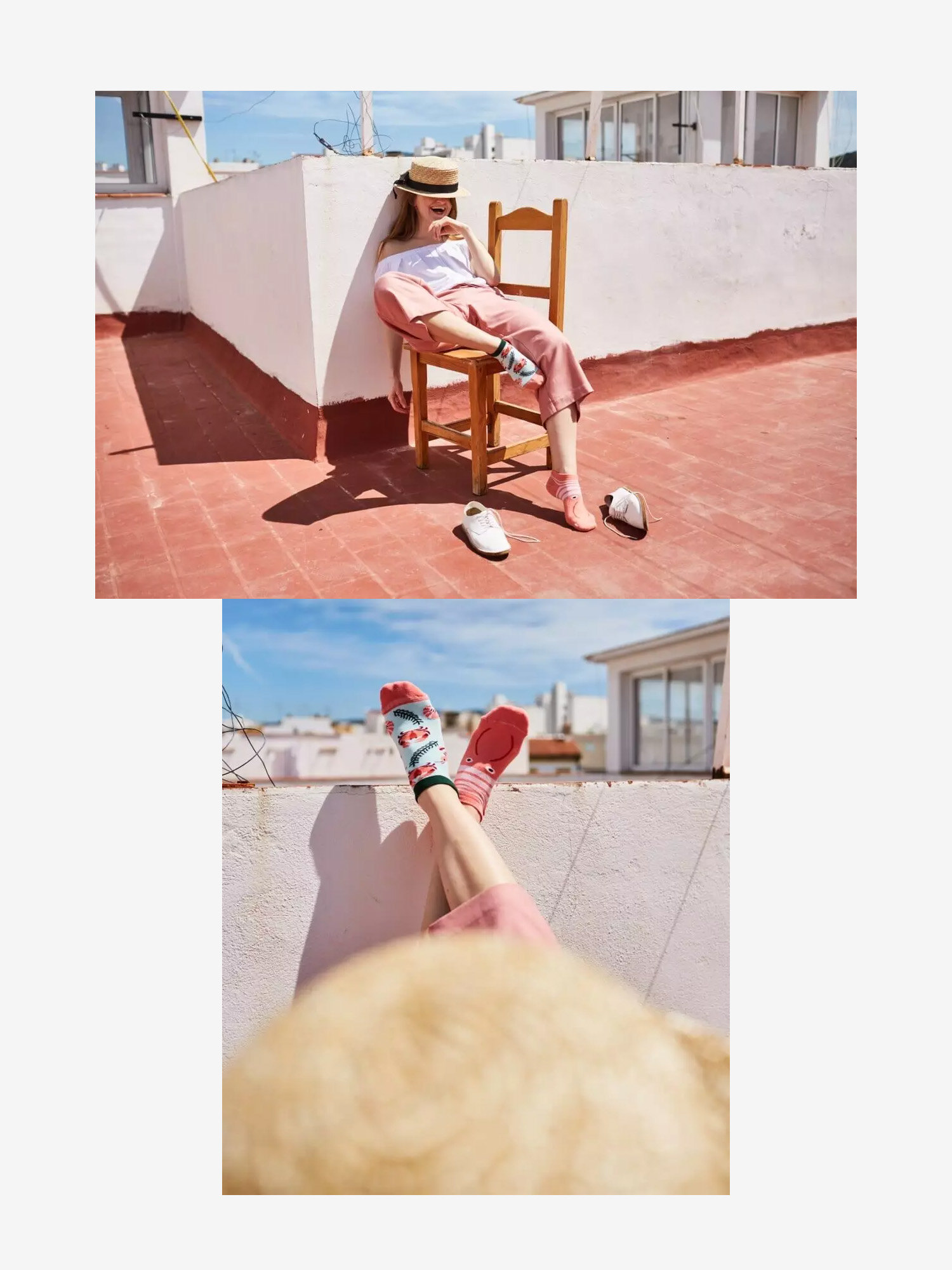 Many Mornings Frutti Di Mare Low Zokni (blue/coral)