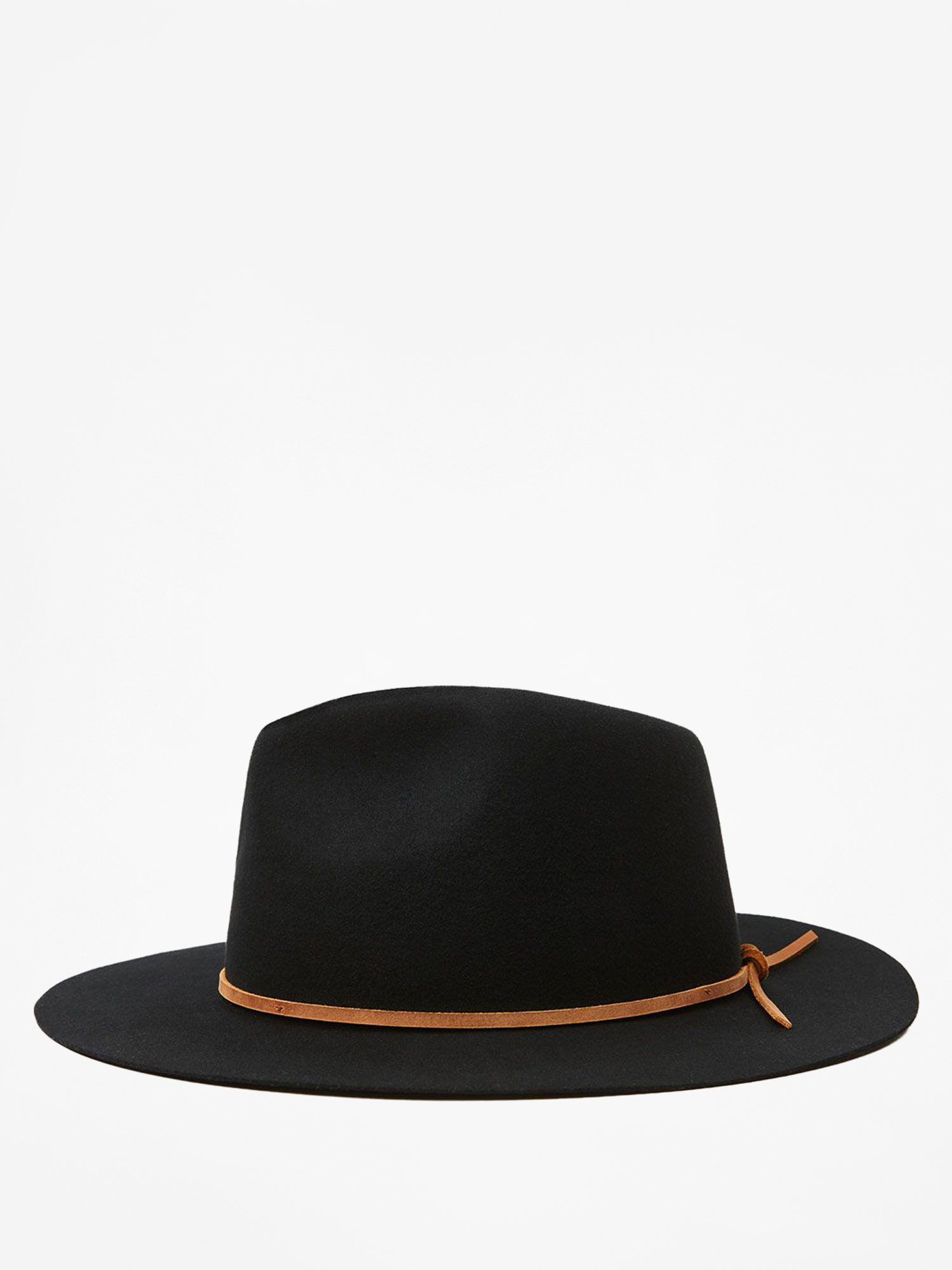 Brixton Wesley Fedora Kalap (black/brown)