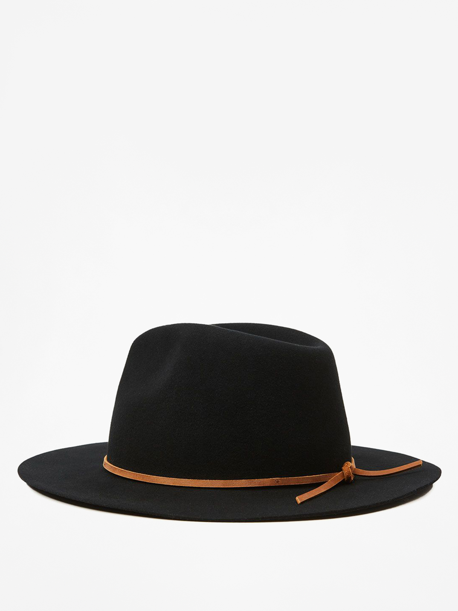 Brixton Wesley Fedora Kalap (black/brown)