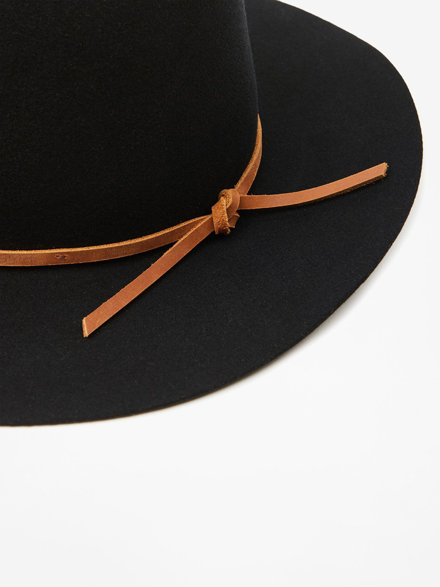 Brixton Wesley Fedora Kalap (black/brown)