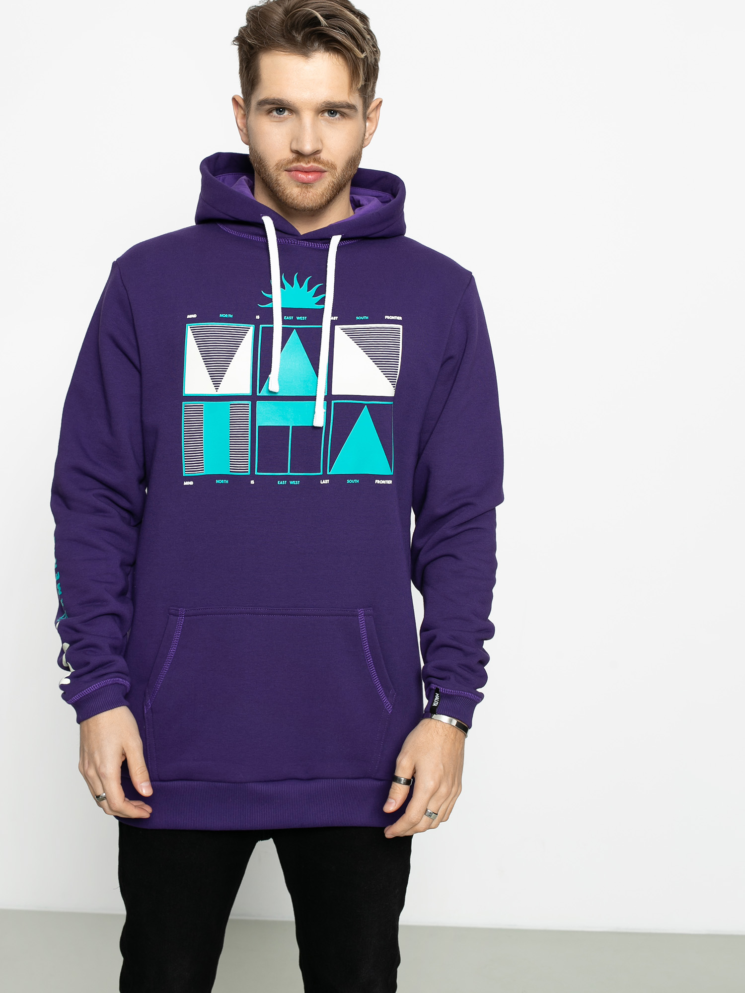 Malita Navigator Kapucnis pulóver (violet)