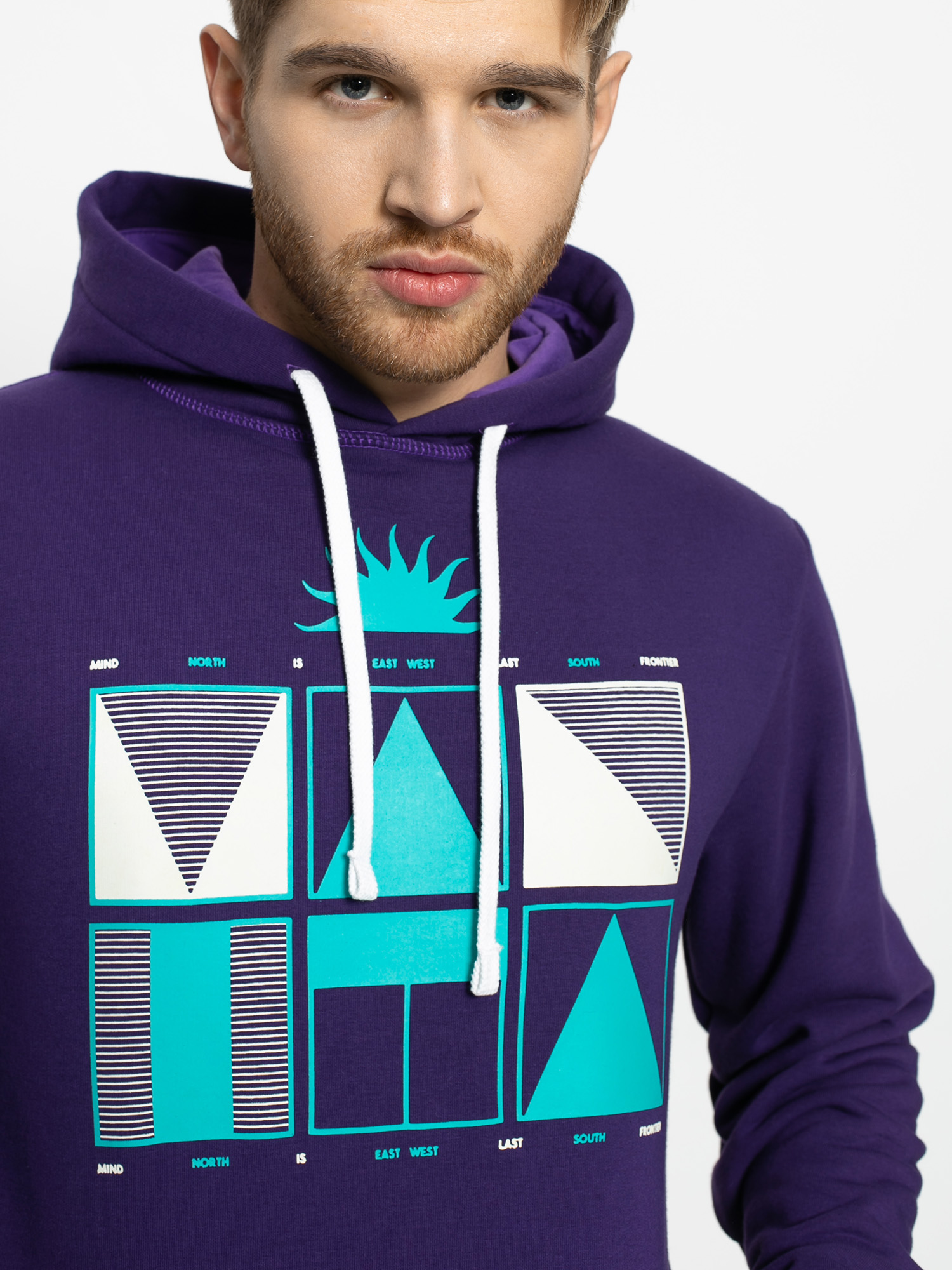 Malita Navigator Kapucnis pulóver (violet)