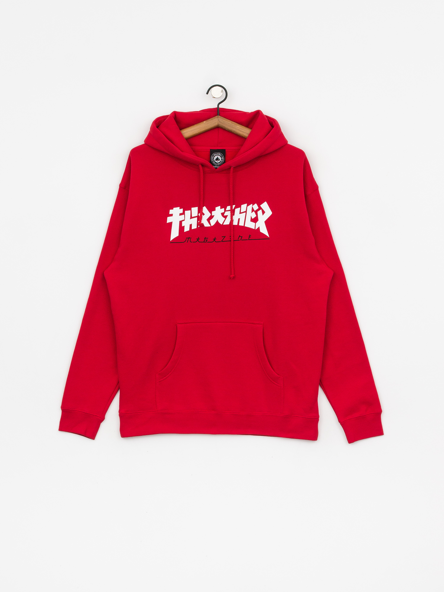 Thrasher Godzilla HD Kapucnis pulóver (red)