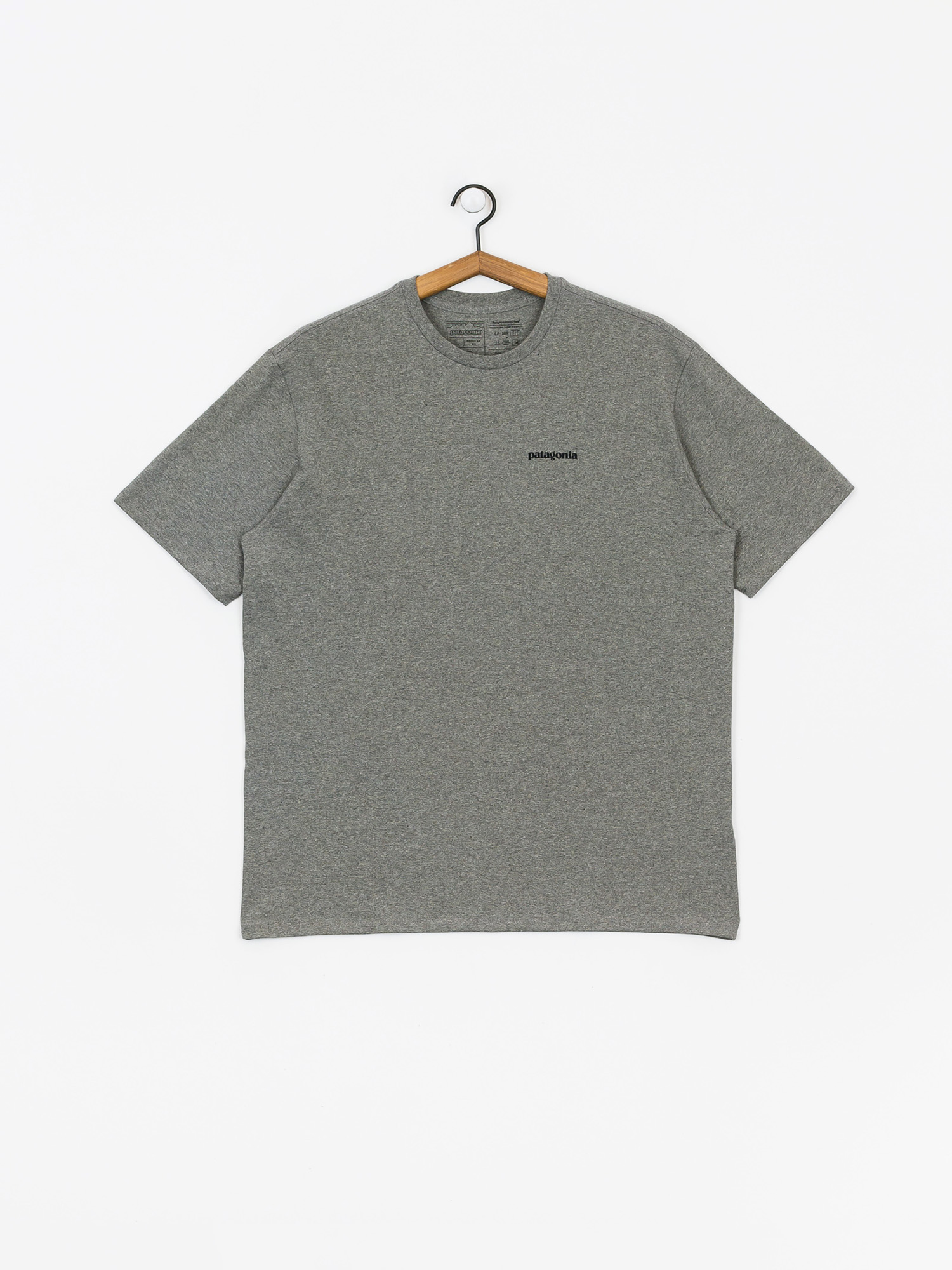 Patagonia P6 Logo Responsibili Póló (gravel heather)