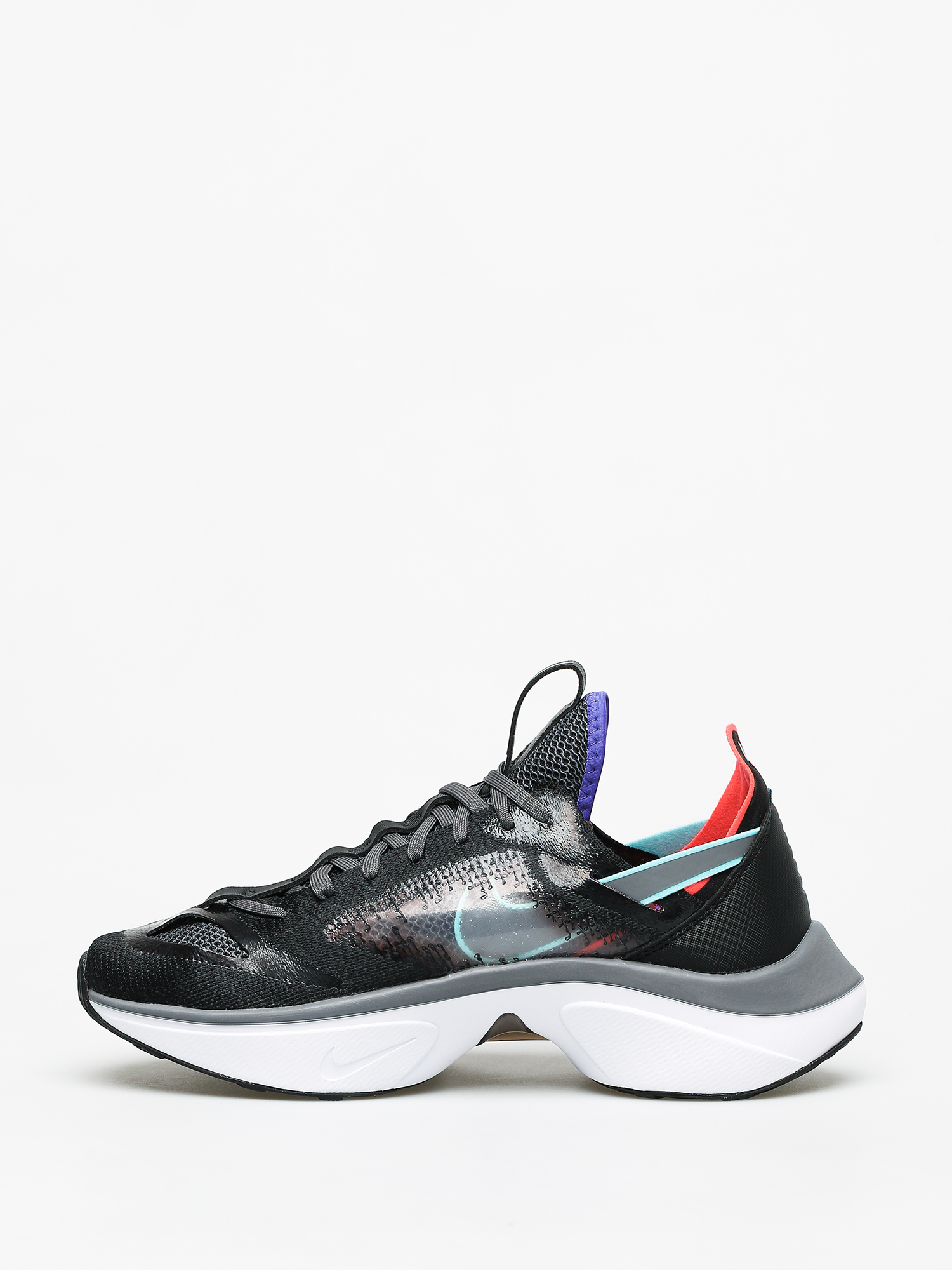 Nike Dimsix Signal Fk Cipők (black/dark grey red orbit rush violet)