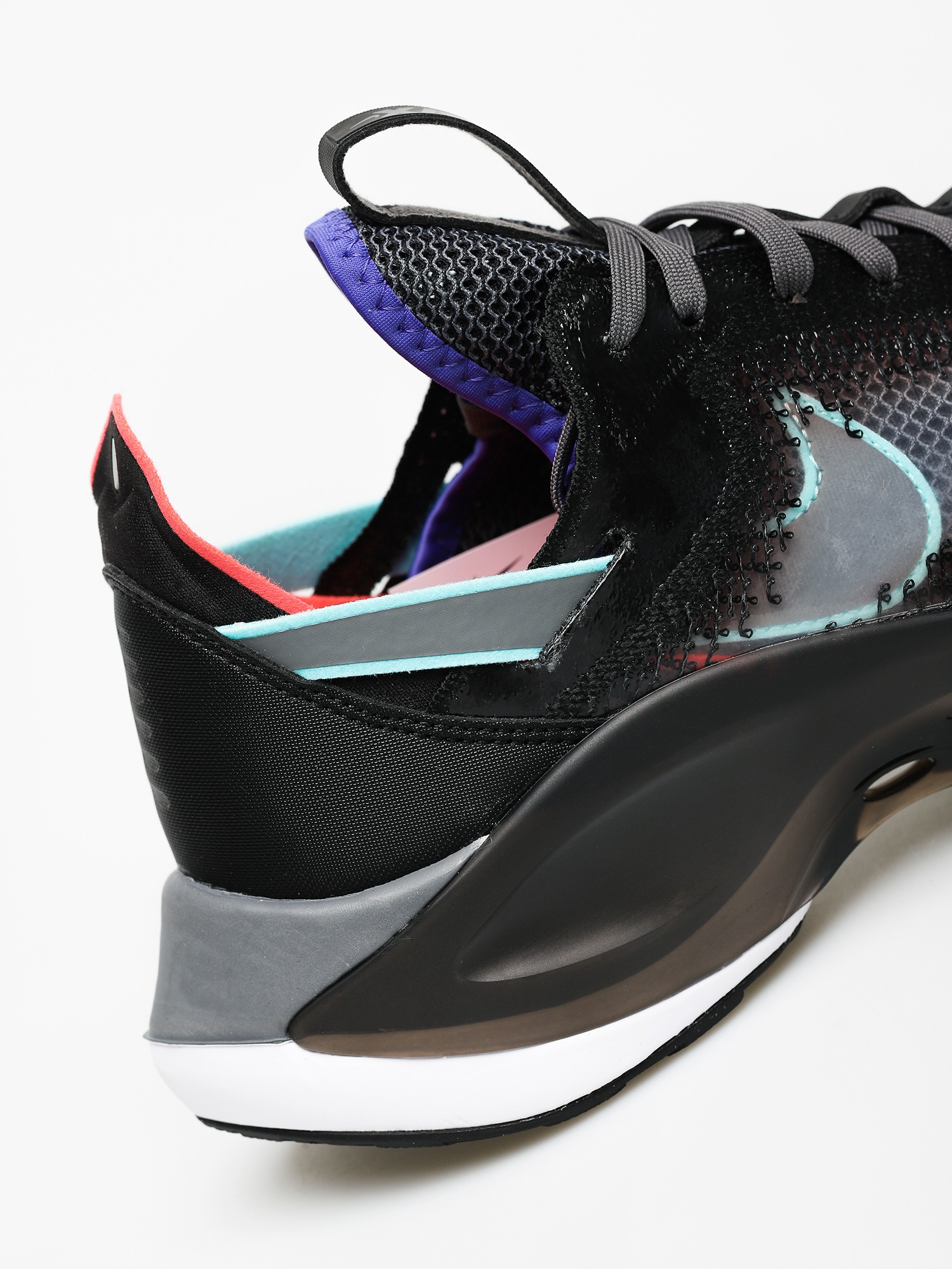 Nike Dimsix Signal Fk Cipők (black/dark grey red orbit rush violet)