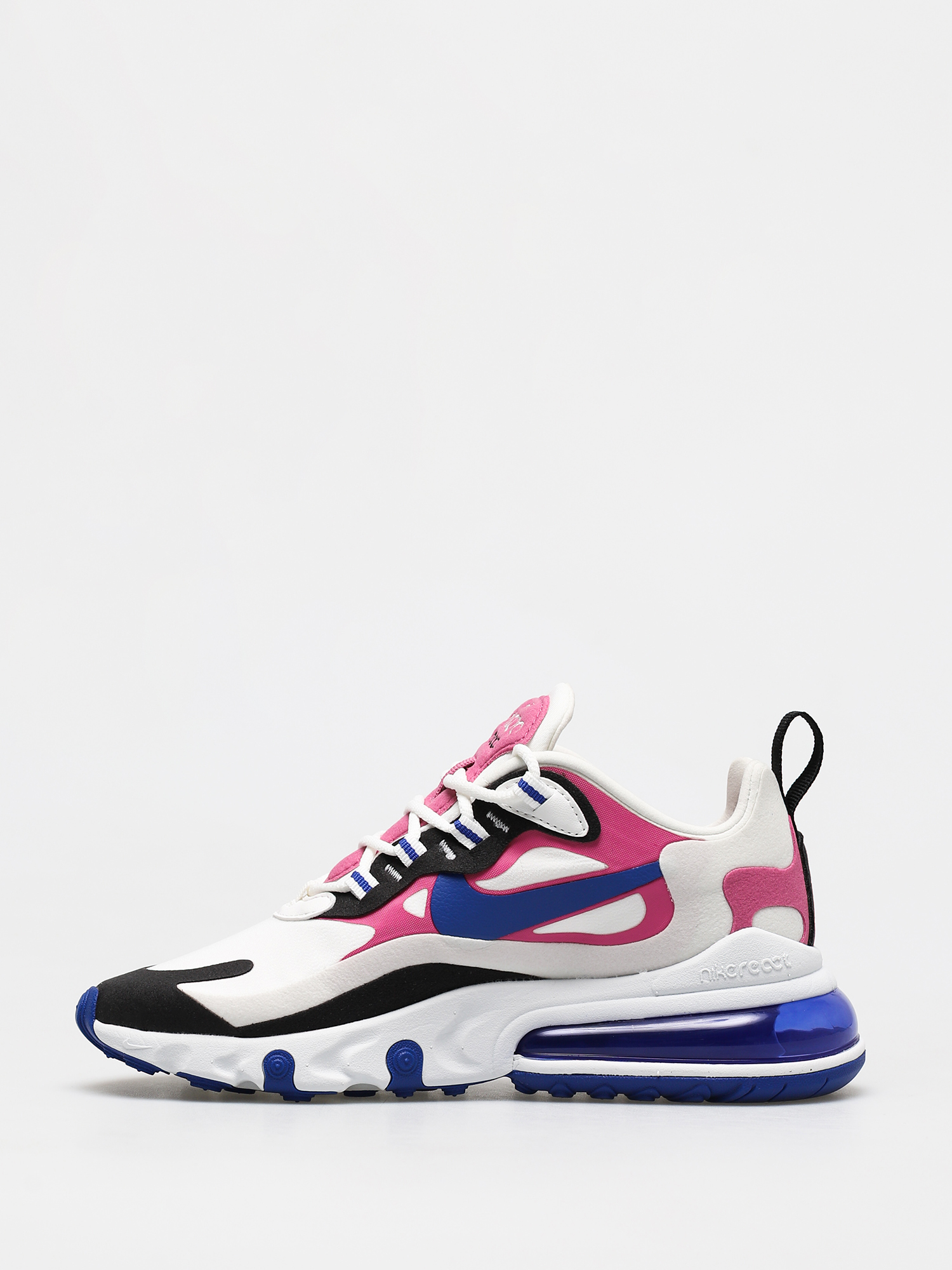 Nike Air Max 270 React Wmn Cipők (summit white/hyper blue cosmic fuchsia)