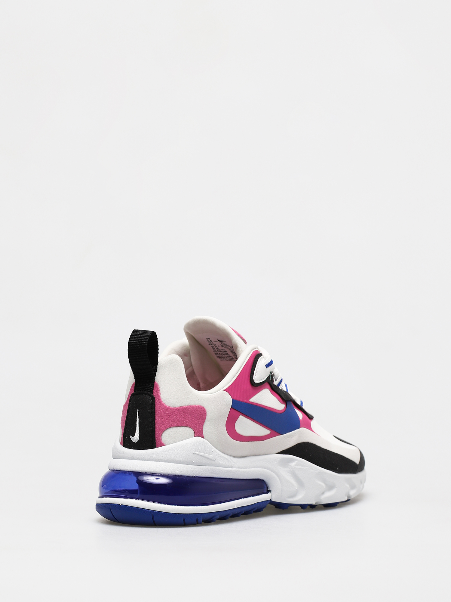 Nike Air Max 270 React Wmn Cipők (summit white/hyper blue cosmic fuchsia)