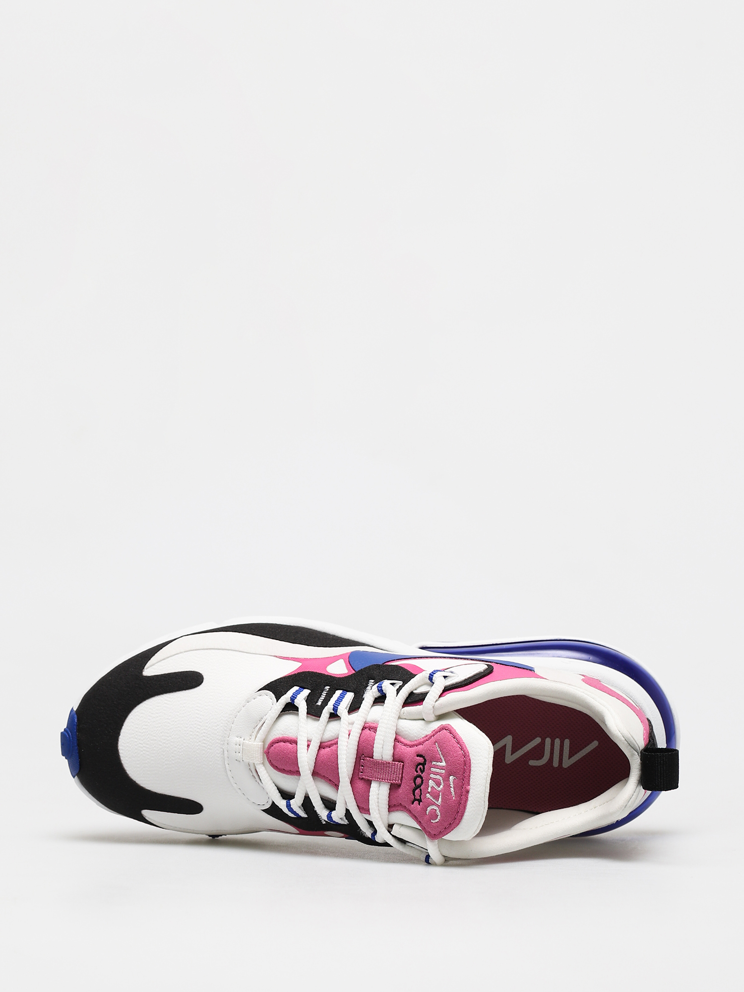 Nike Air Max 270 React Wmn Cipők (summit white/hyper blue cosmic fuchsia)