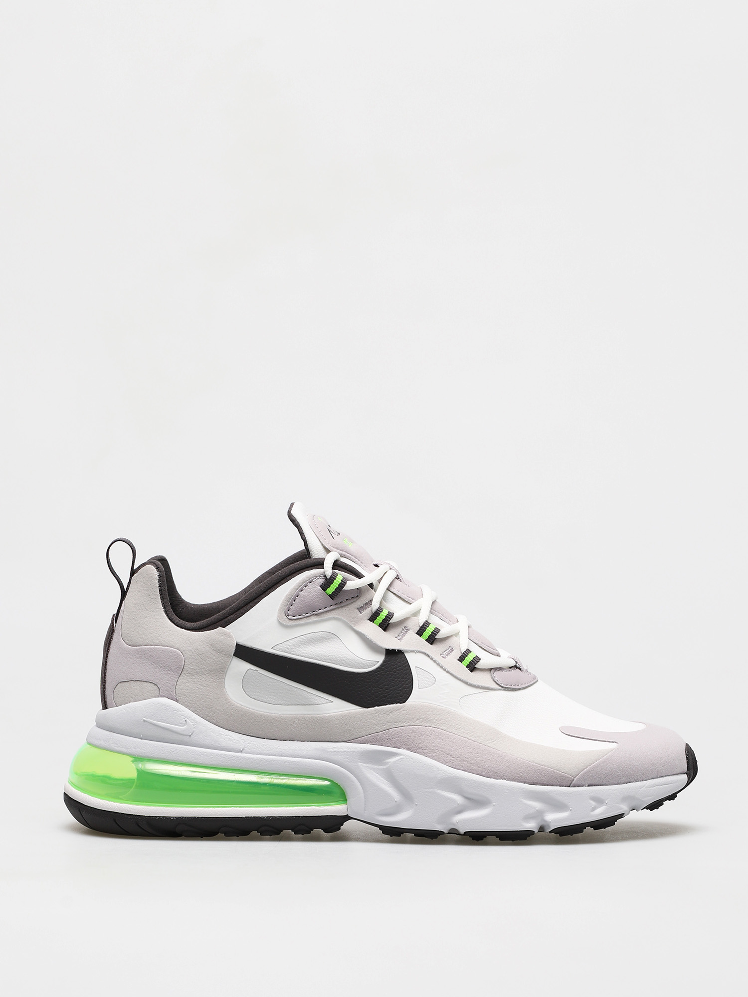 Nike Air Max 270 React Cipők (summit white/electric green vast grey)