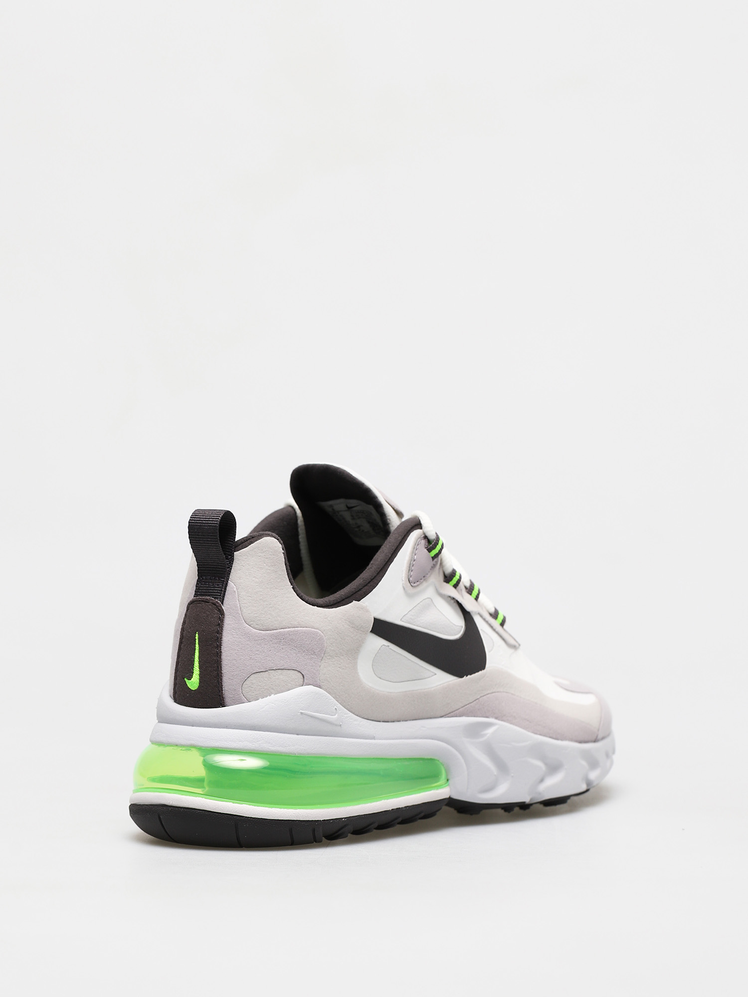 Nike Air Max 270 React Cipők (summit white/electric green vast grey)
