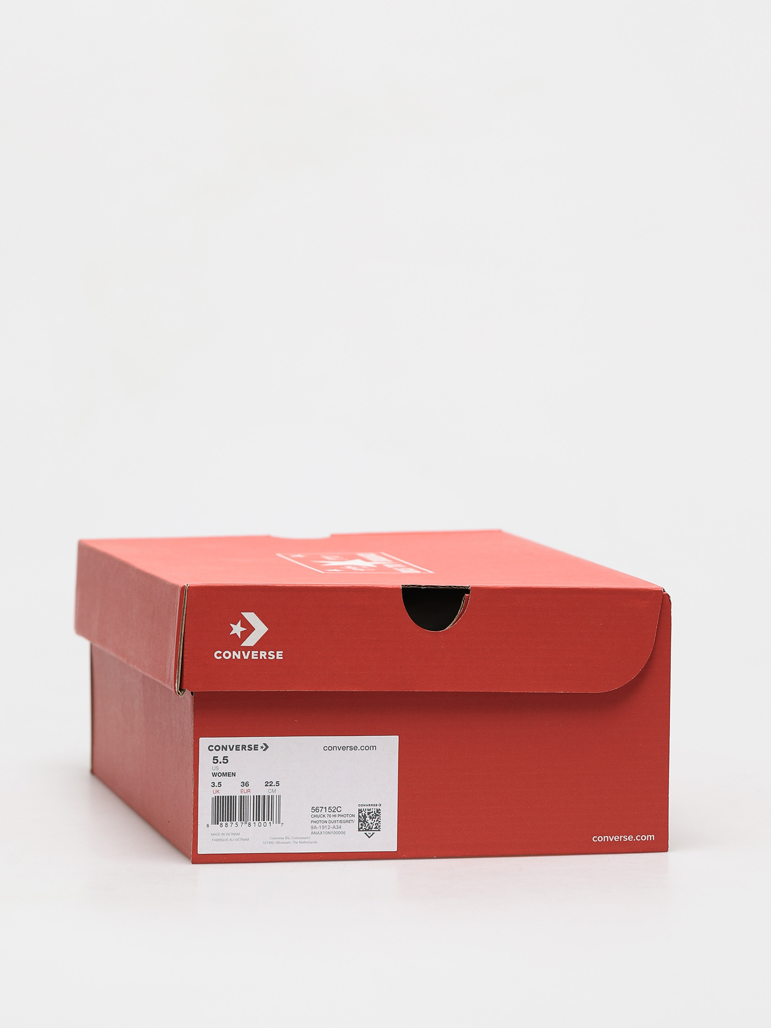 Converse Chuck 70 Hi Wmn Tornacipők (grey/gum)