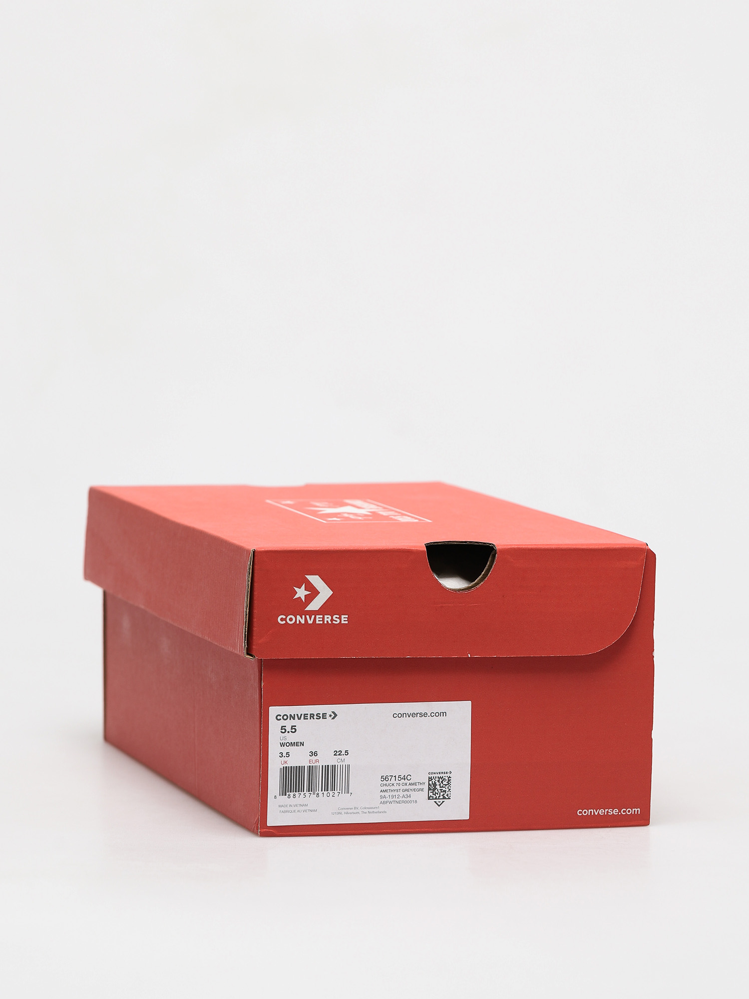 Converse Chuck 70 Ox Wmn Tornacipők (grey/purple)