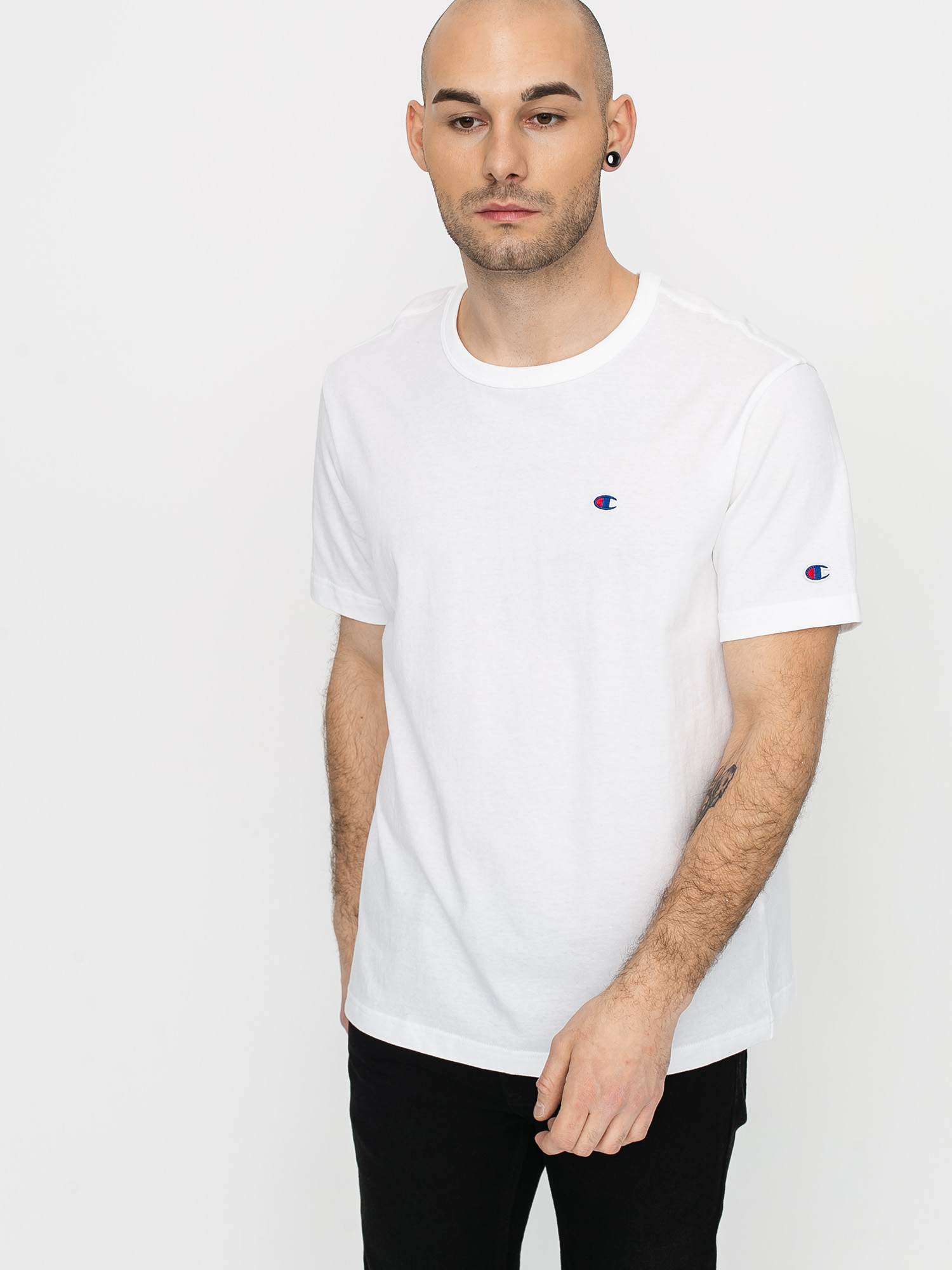 Champion Crewneck 214674 Ujjatlan felső (wht)