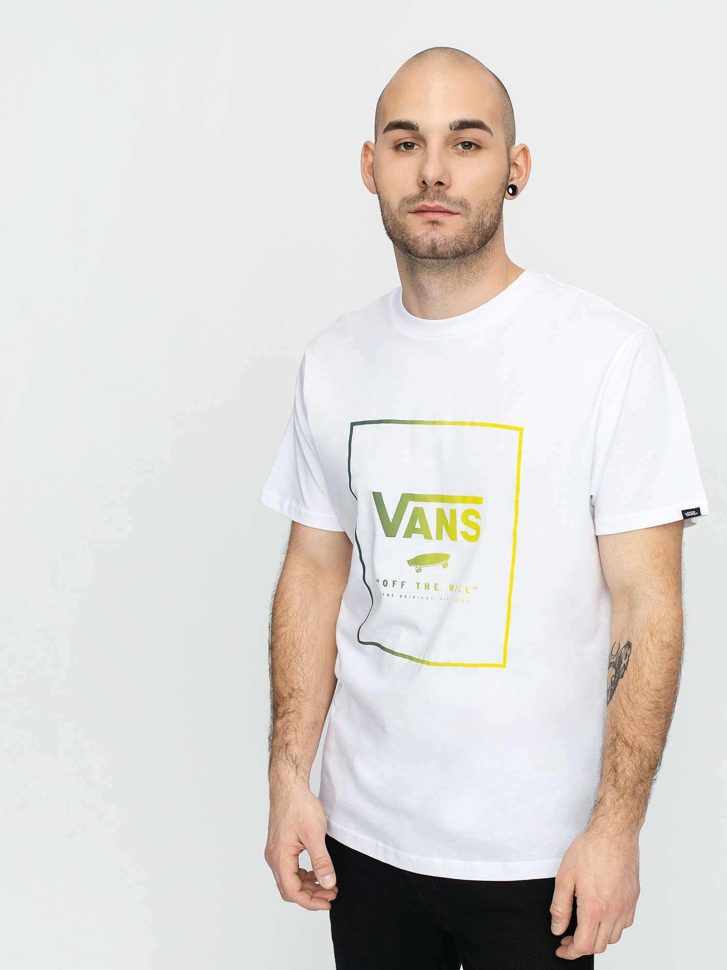 Vans Print Box Ujjatlan felső (white/sulphur spring)