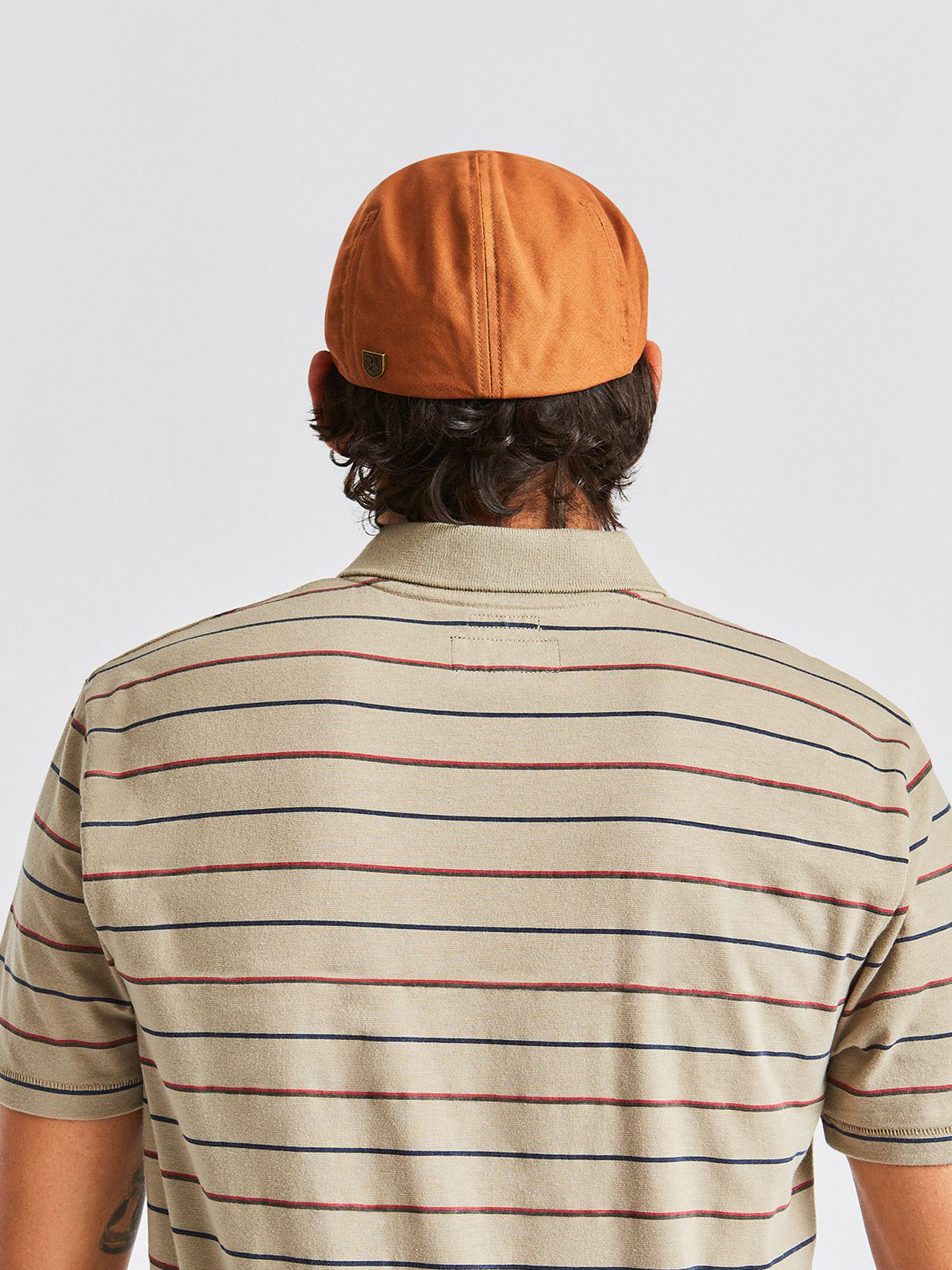 Brixton Hooligan Lw ZD Flat cap (washed copper/hide)