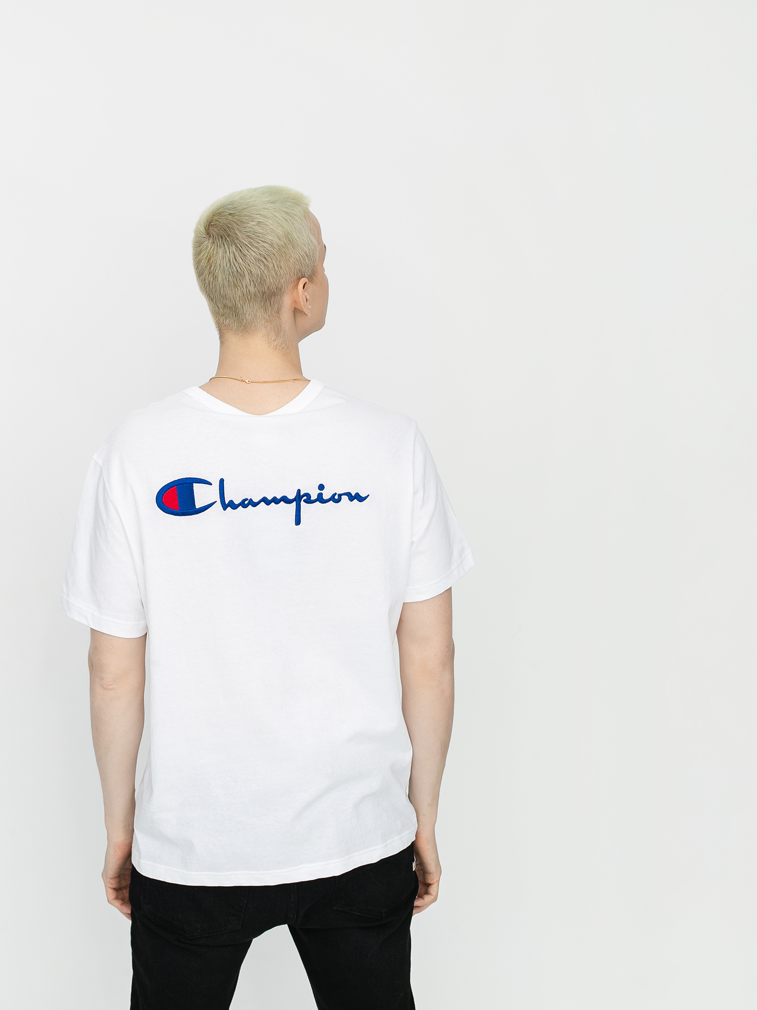 Champion Crewneck 214279 Ujjatlan felső (wht)
