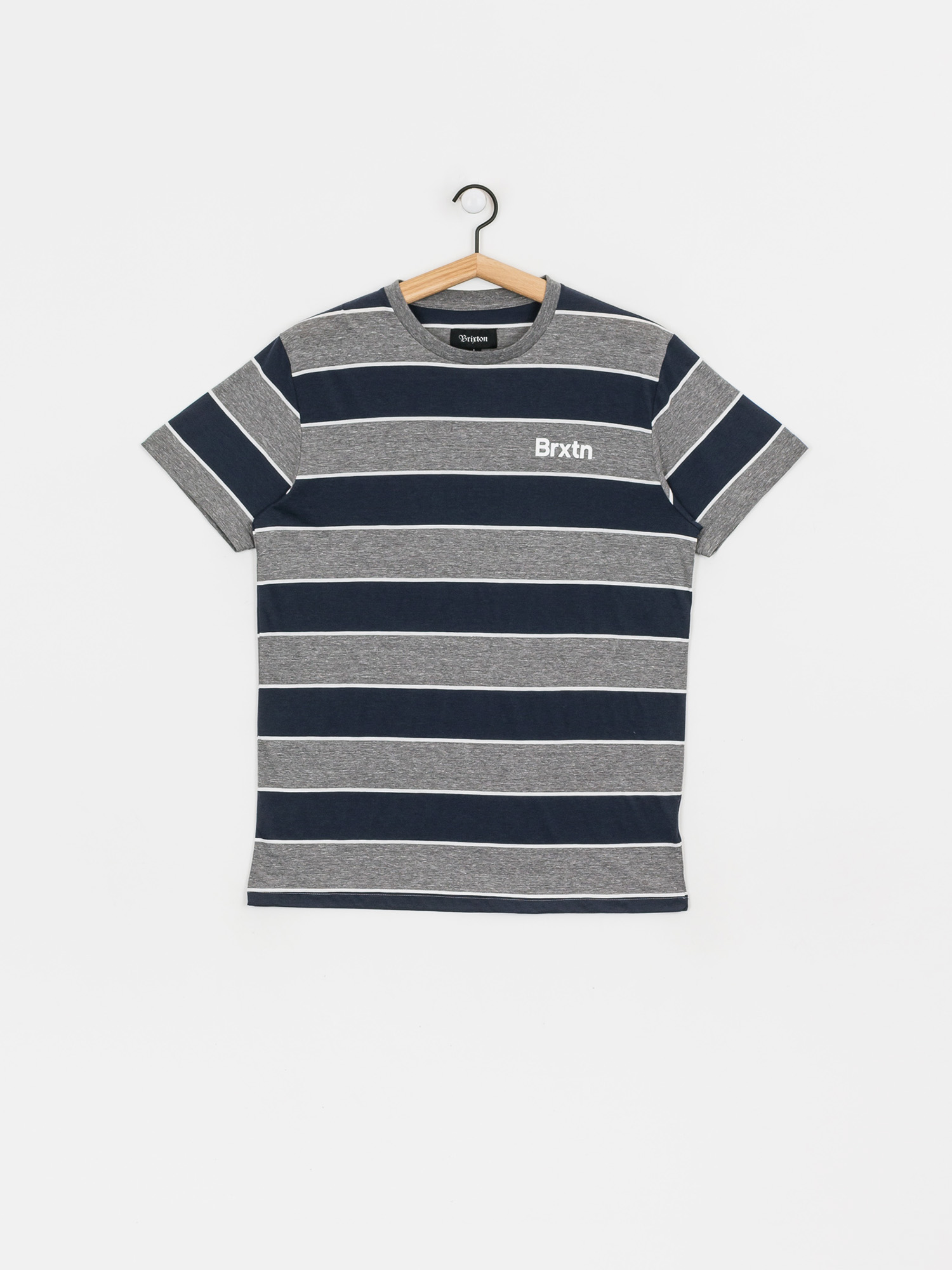 Brixton Hilt Print Ujjatlan felső (heather grey/washed navy)