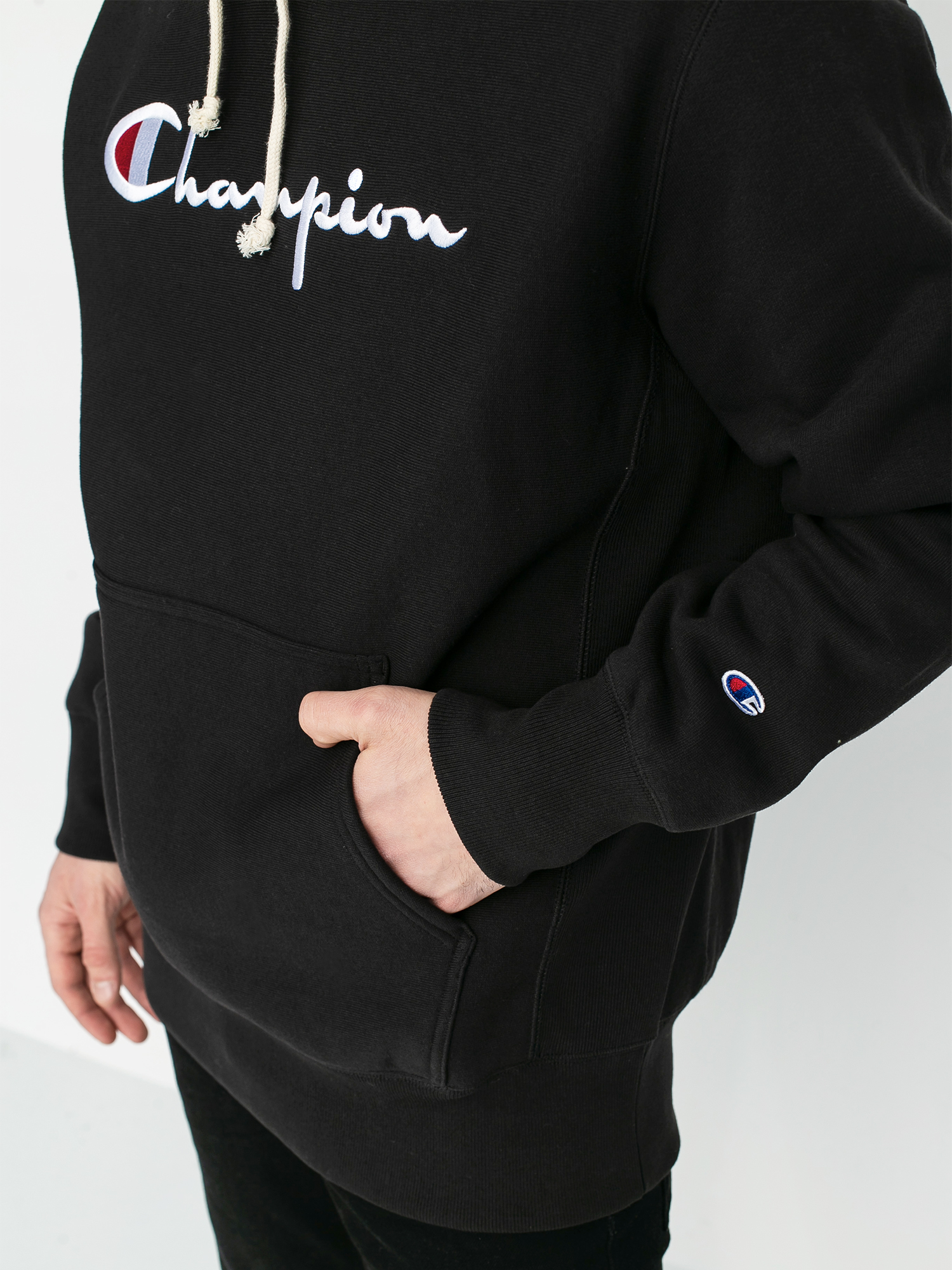 Champion Sweatshirt HD 215159 Kapucnis pulóver (nbk)
