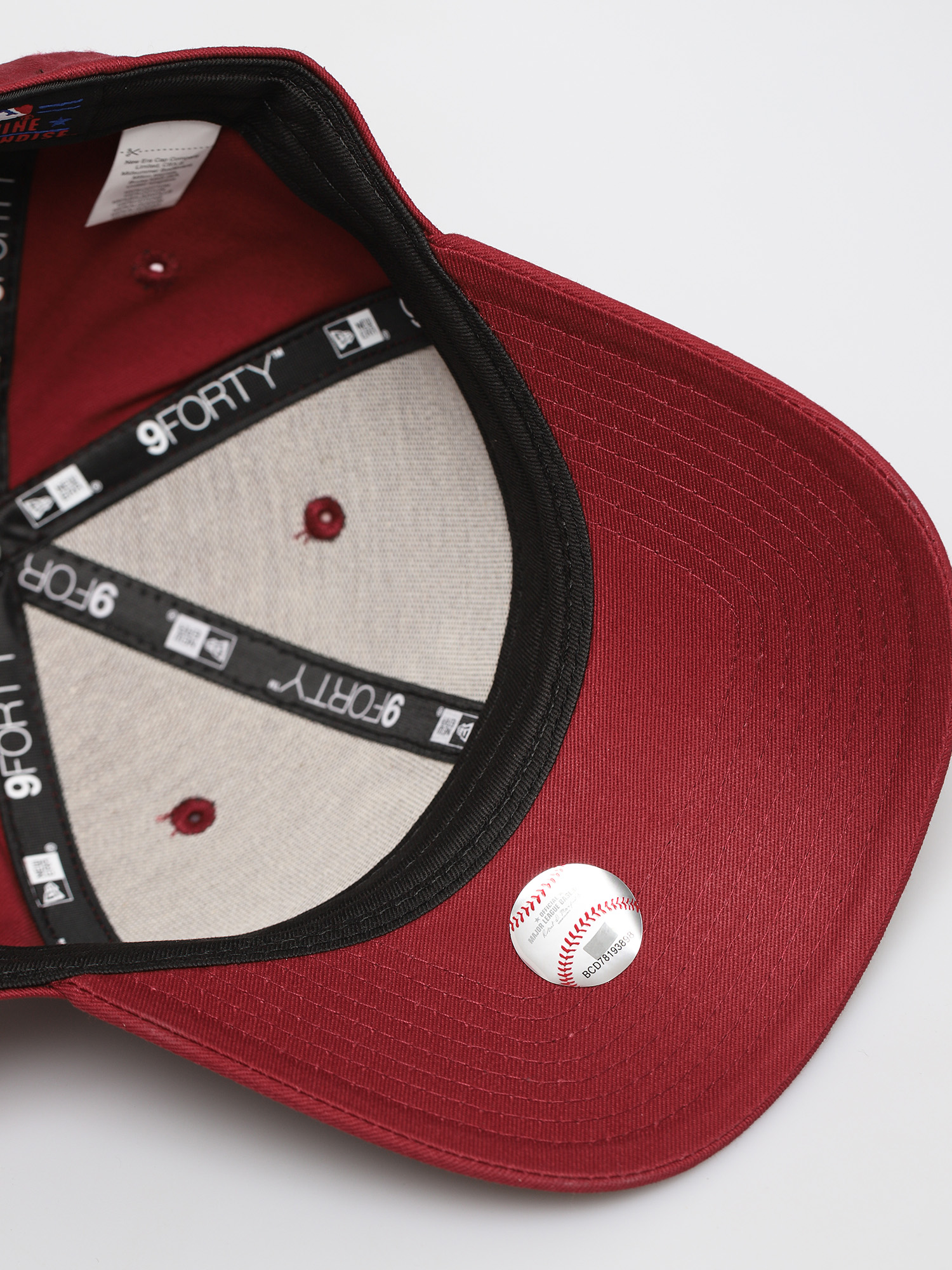 New Era League Essential 9Forty ZD Baseball sapka (dark red)