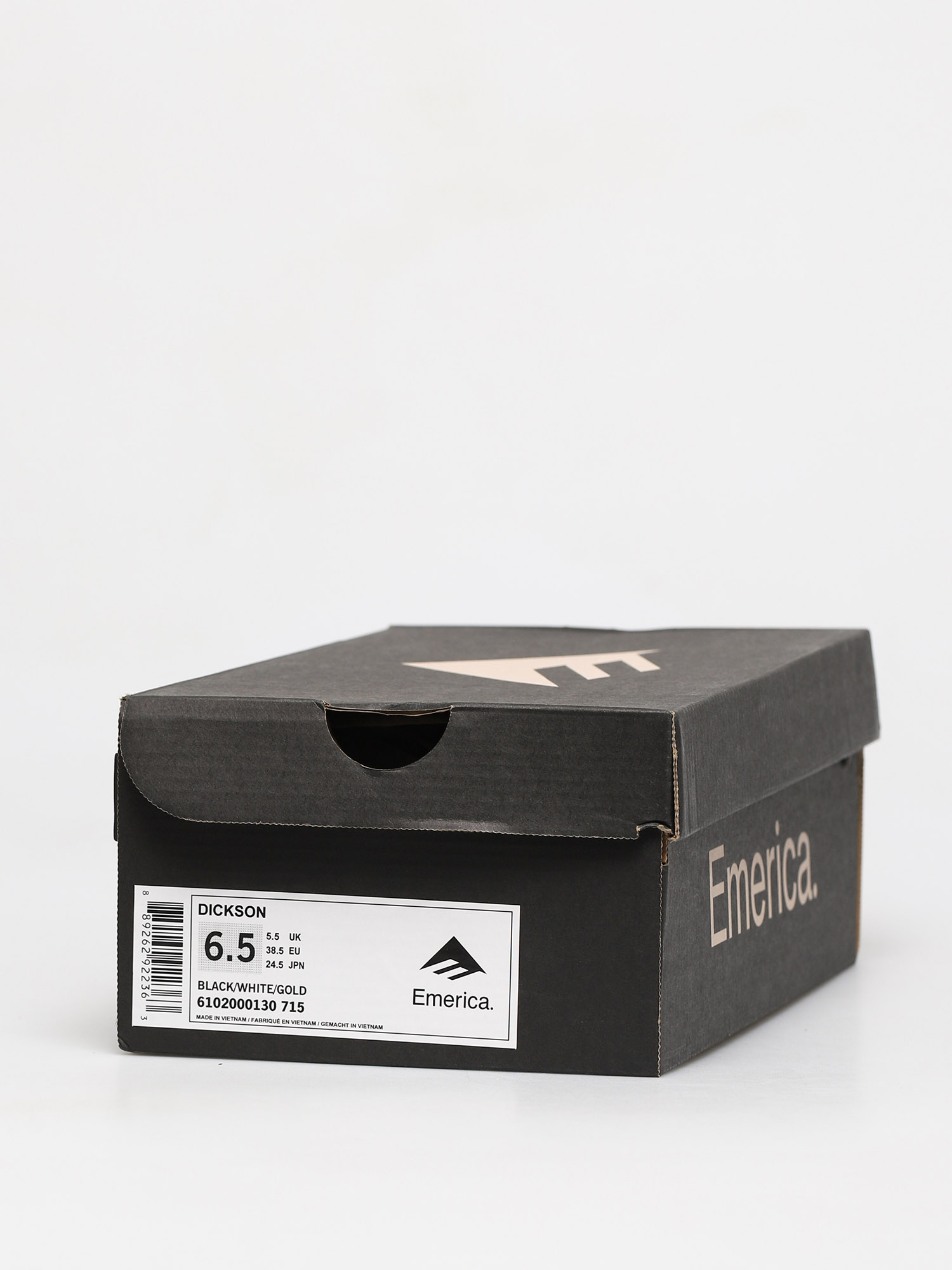 Emerica Dickson Cipők (black/white/gold)