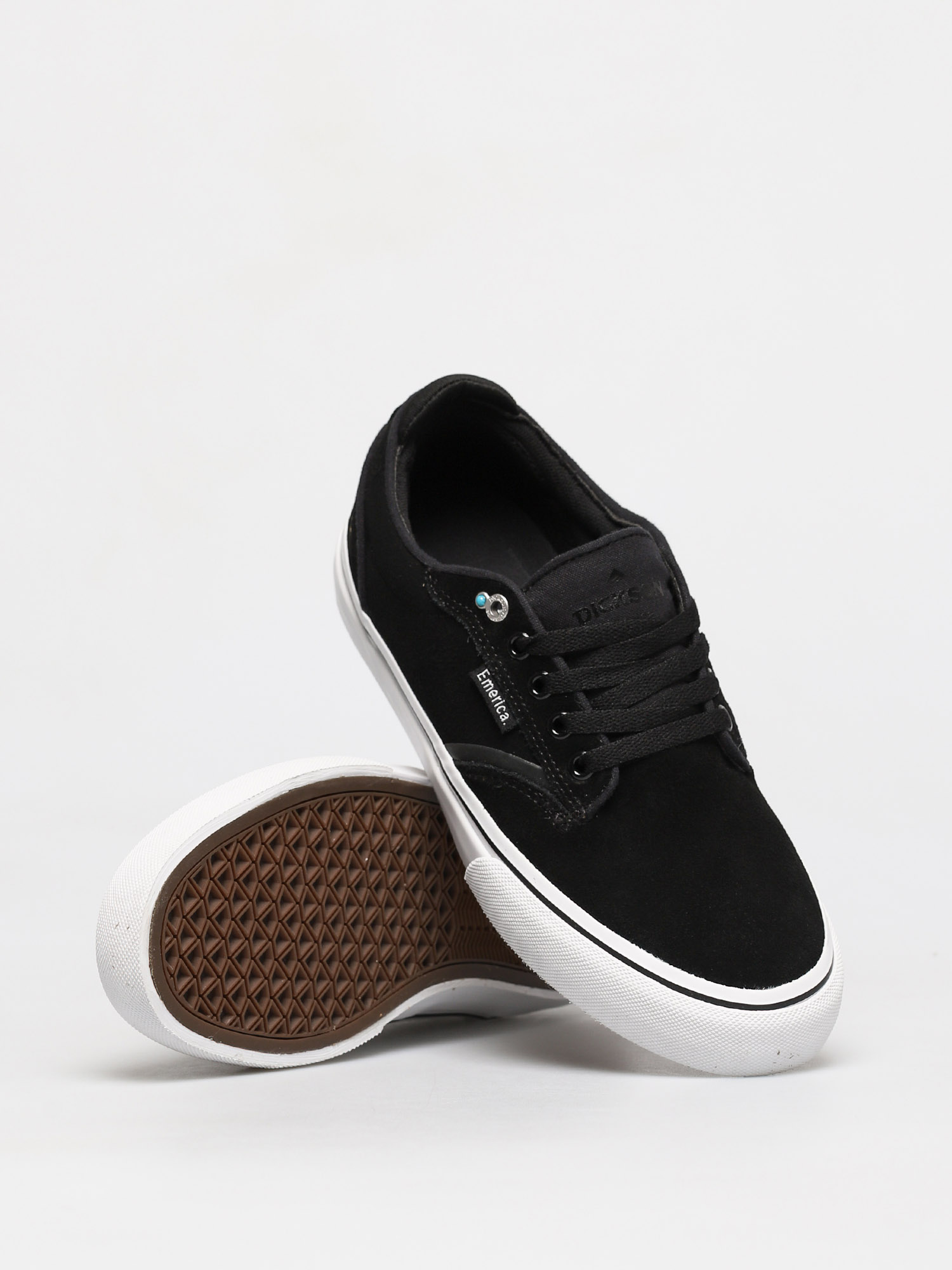 Emerica Dickson Cipők (black/white/gold)