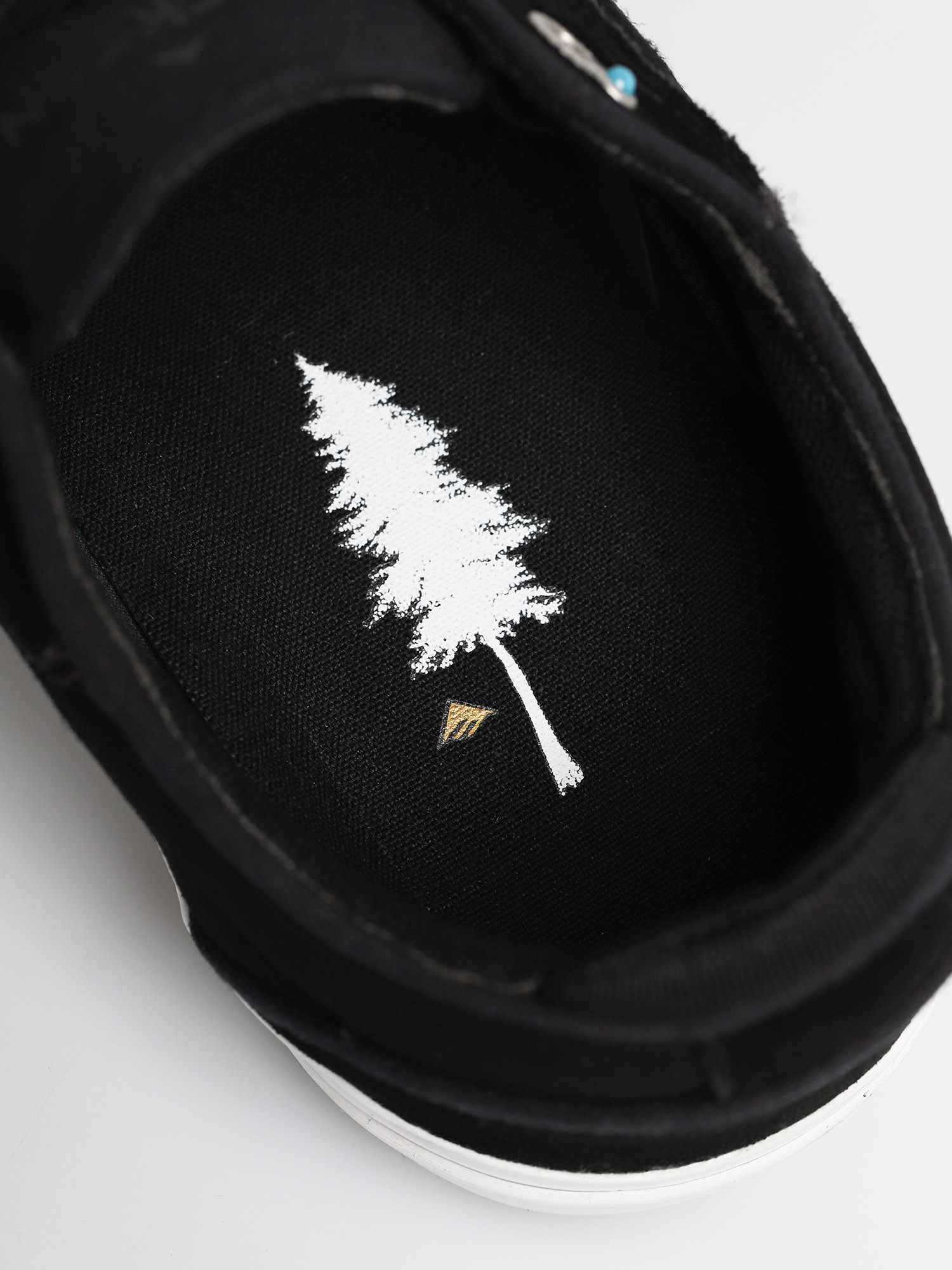 Emerica Dickson Cipők (black/white/gold)