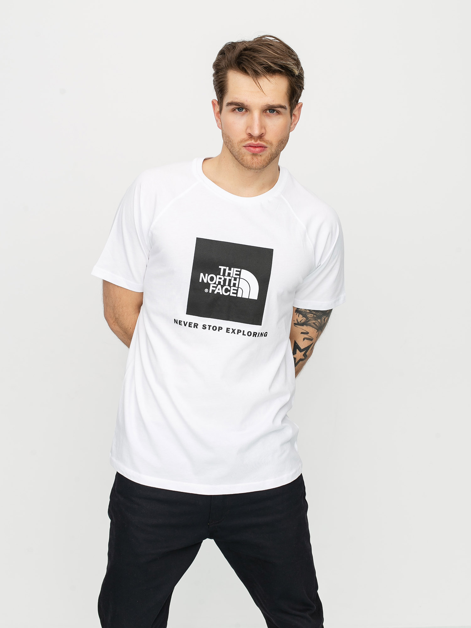 The North Face Raglan Redbox Ujjatlan felső (tnf white)