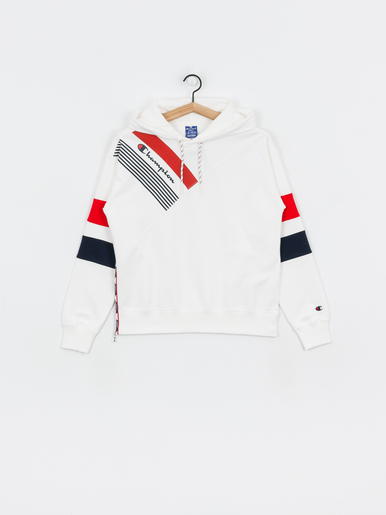 Champion Sweatshirt HD 112758 Wmn Kapucnis pulóver (wht)